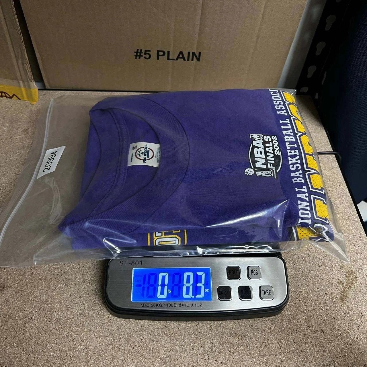 Delta Los Angeles LA Lakers Shirt Men XL Purple NBA Finals Cotton Size US XL / EU 56 / 4 - 7 Thumbnail