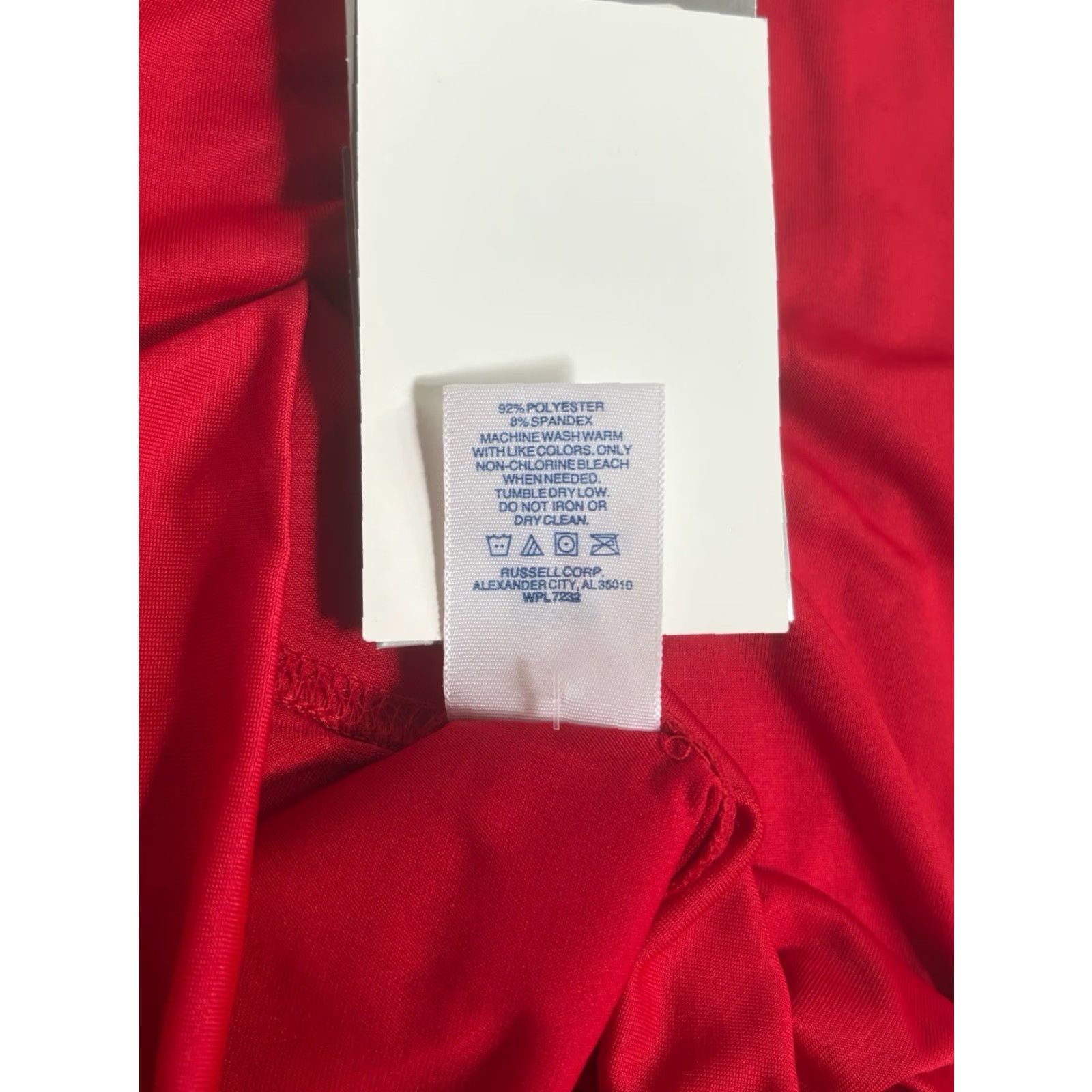 Russell Athletic VINTAGE Russell Athletic Mock Neck Shirt Mens XL NWT NOS 00s Dri-Power Red Long Sleeve Polyester Spandex 28" 21" 24" Excellent Mens Size US XL / EU 56 / 4 - 7 Thumbnail