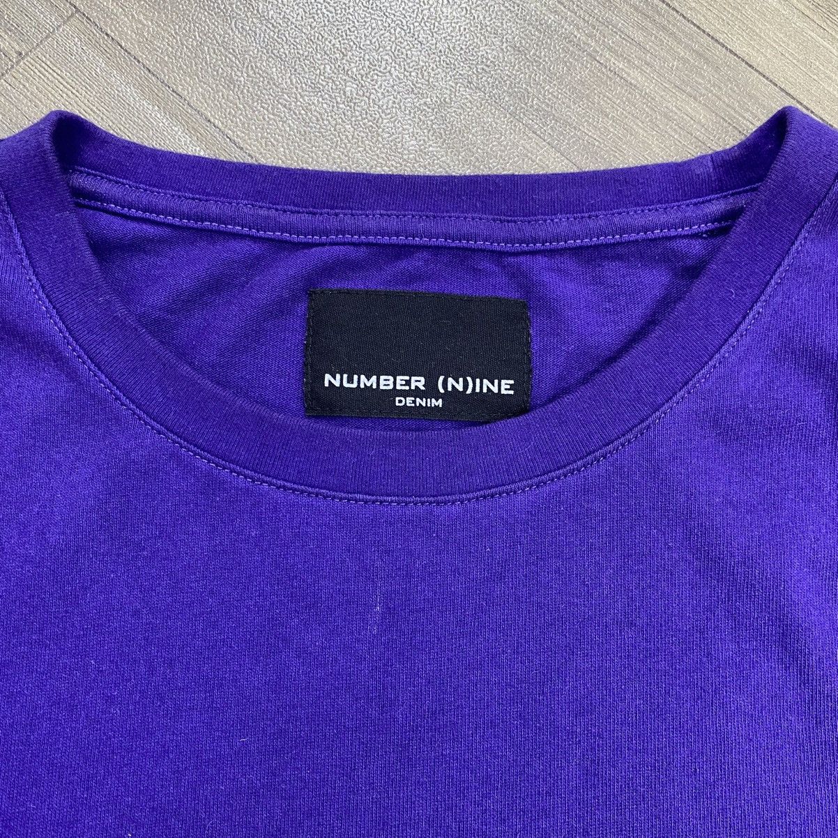 Number (N)ine 2000s Number (N)ine Spell Out Logo Tapped Purple Long Sleeve Size US L / EU 52-54 / 3 - 9 Thumbnail