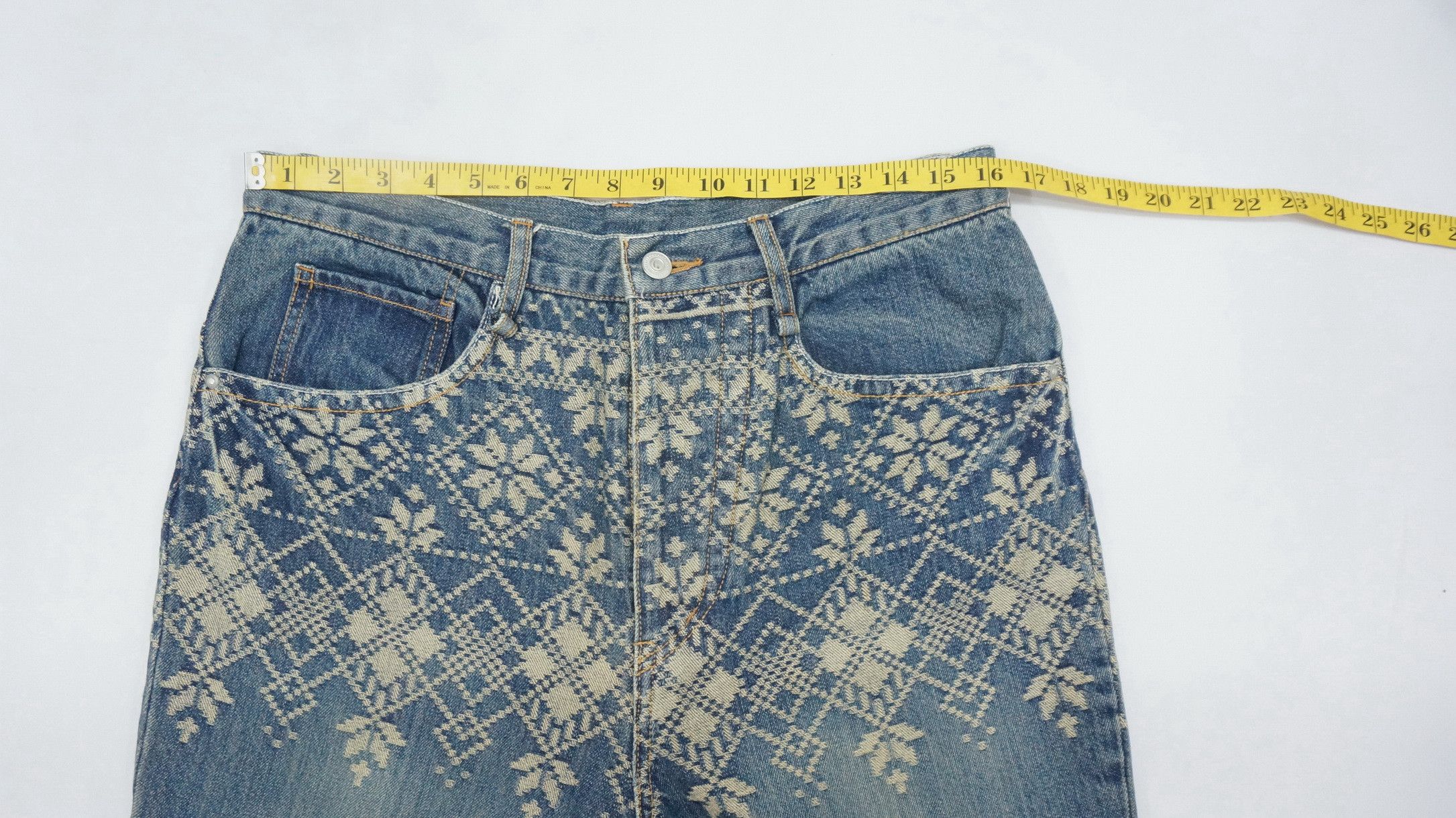 Iroquois Japan 🔴IROQUOIS Made in Japan 🎌 Native Vintage Buttonfly Jeans Size US 32 / EU 48 - 10 Thumbnail