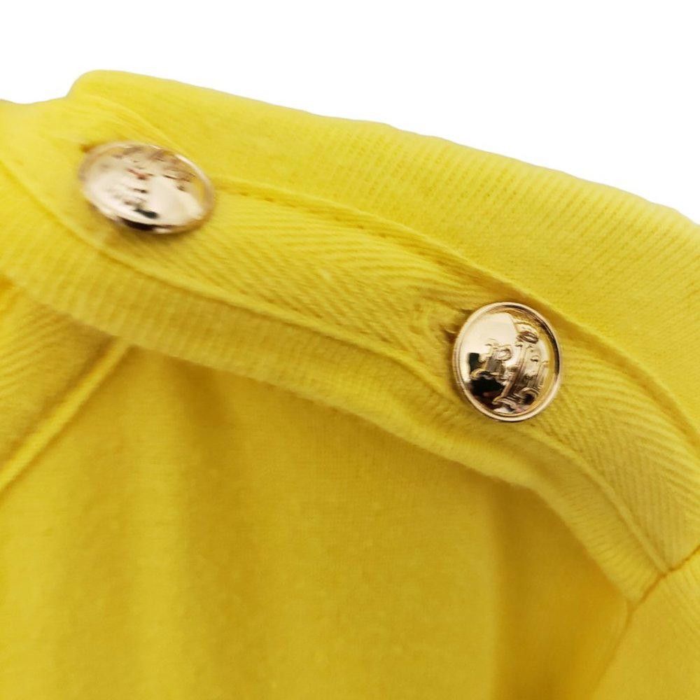 Lauren Ralph Lauren CT206 Ralph Lauren Ladies Yellow Long Sleeve Blouse 2X Size XXL / US 16-18 / IT 52-54 - 4 Thumbnail