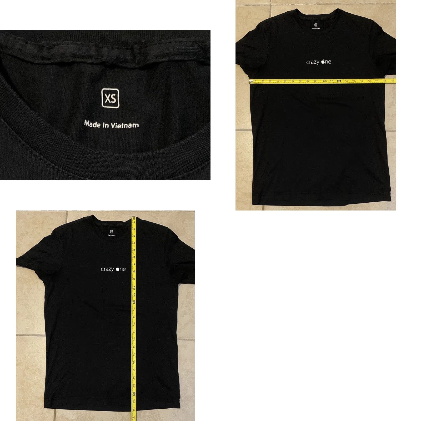 Apple VINTAGE Apple Headquarters Shirt S Men Black Cotton Short Sleeve Crew Neck 80s 90s Y2K Tech Macintosh Steve Jobs Bill Gates Computer Shirt Mens Size US S / EU 44-46 / 1 - 8 Thumbnail
