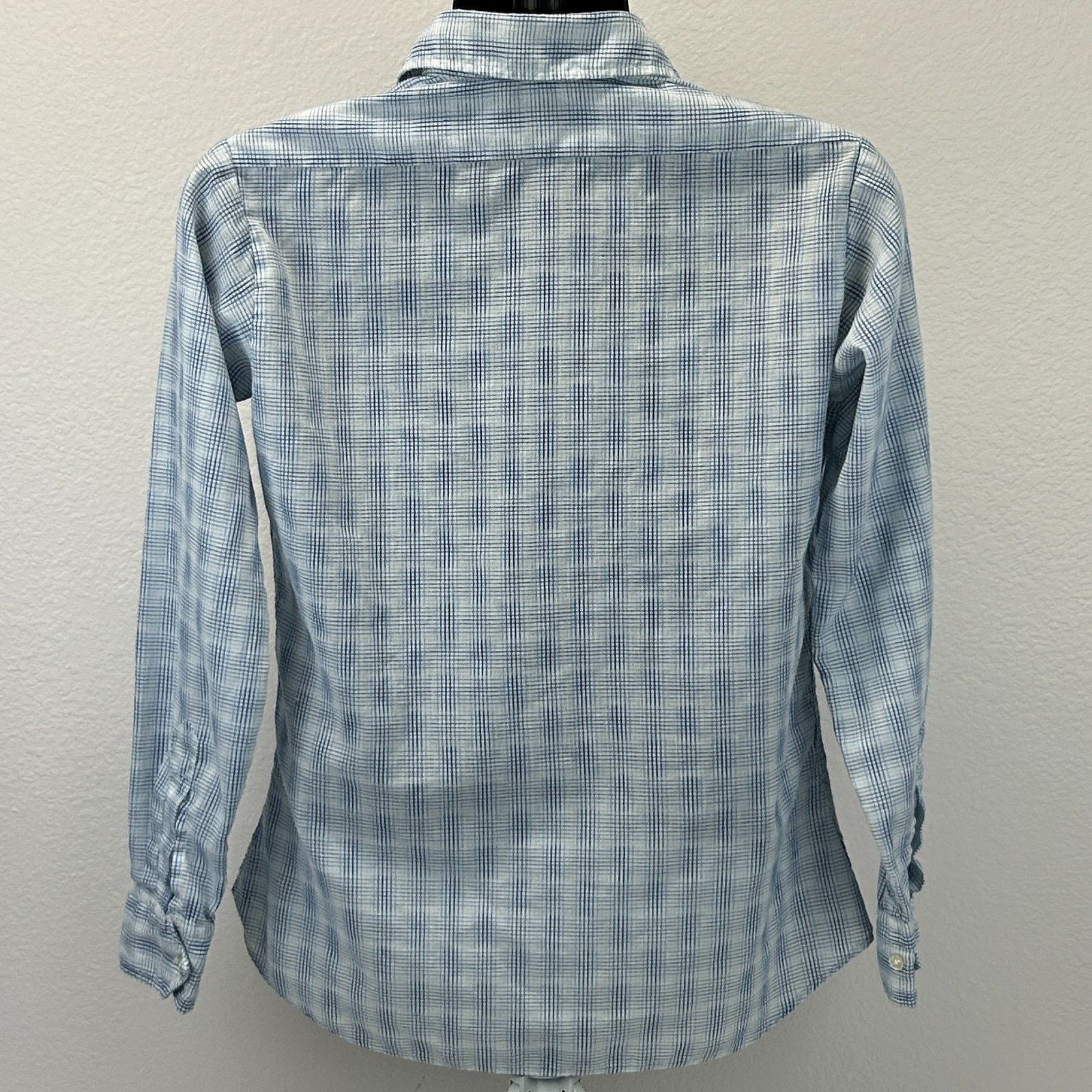 Vintage Vintage 70s 80s Button Front Shirt Big Collar S Small Size US S / EU 44-46 / 1 - 3 Thumbnail