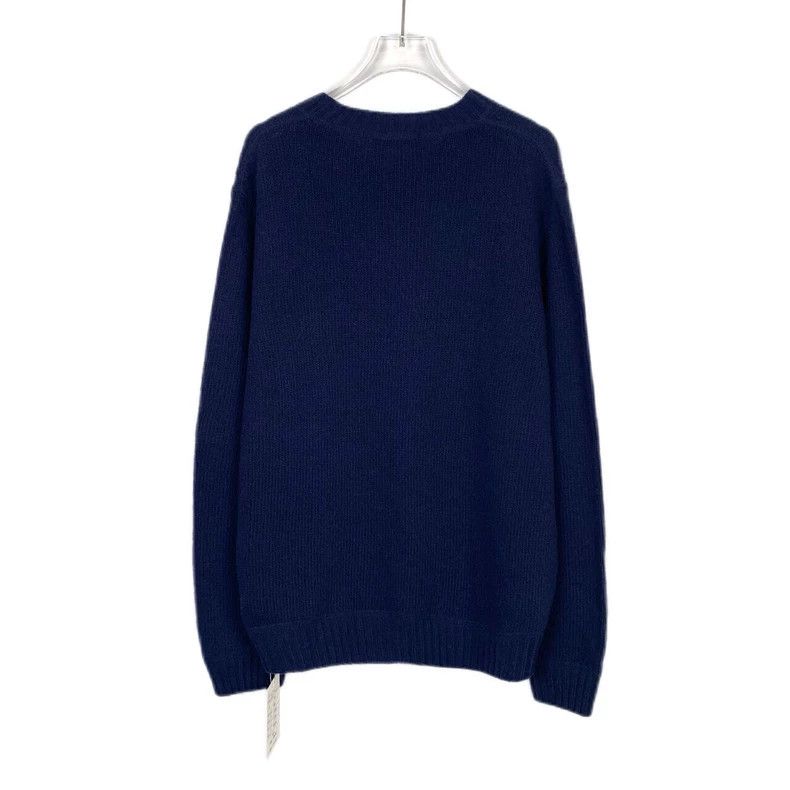 Prada Prada Logo letter inlaid black wool mixed cashmere knitted Size US L / EU 52-54 / 3 - 2 Thumbnail