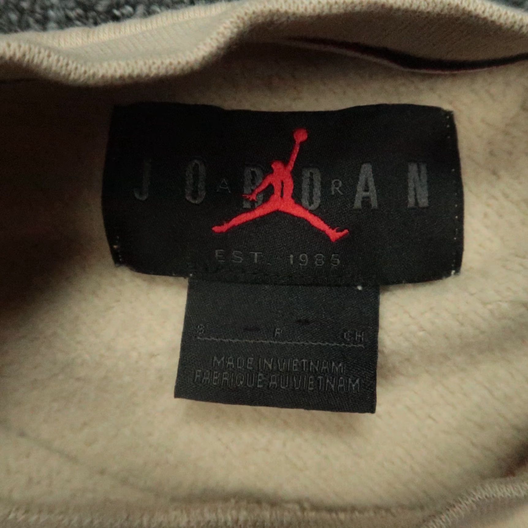 Nike Nike Sweatshirt Mens Small Tan Jordan Essential Holiday Heritage Fleece Crew Size US S / EU 44-46 / 1 - 3 Thumbnail