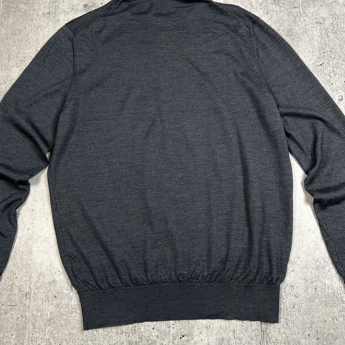 Ermenegildo Zegna Ermenegildo Zegna Polo Neck Jumper Sweater Cashmere Silk Size US L / EU 52-54 / 3 - 15 Thumbnail