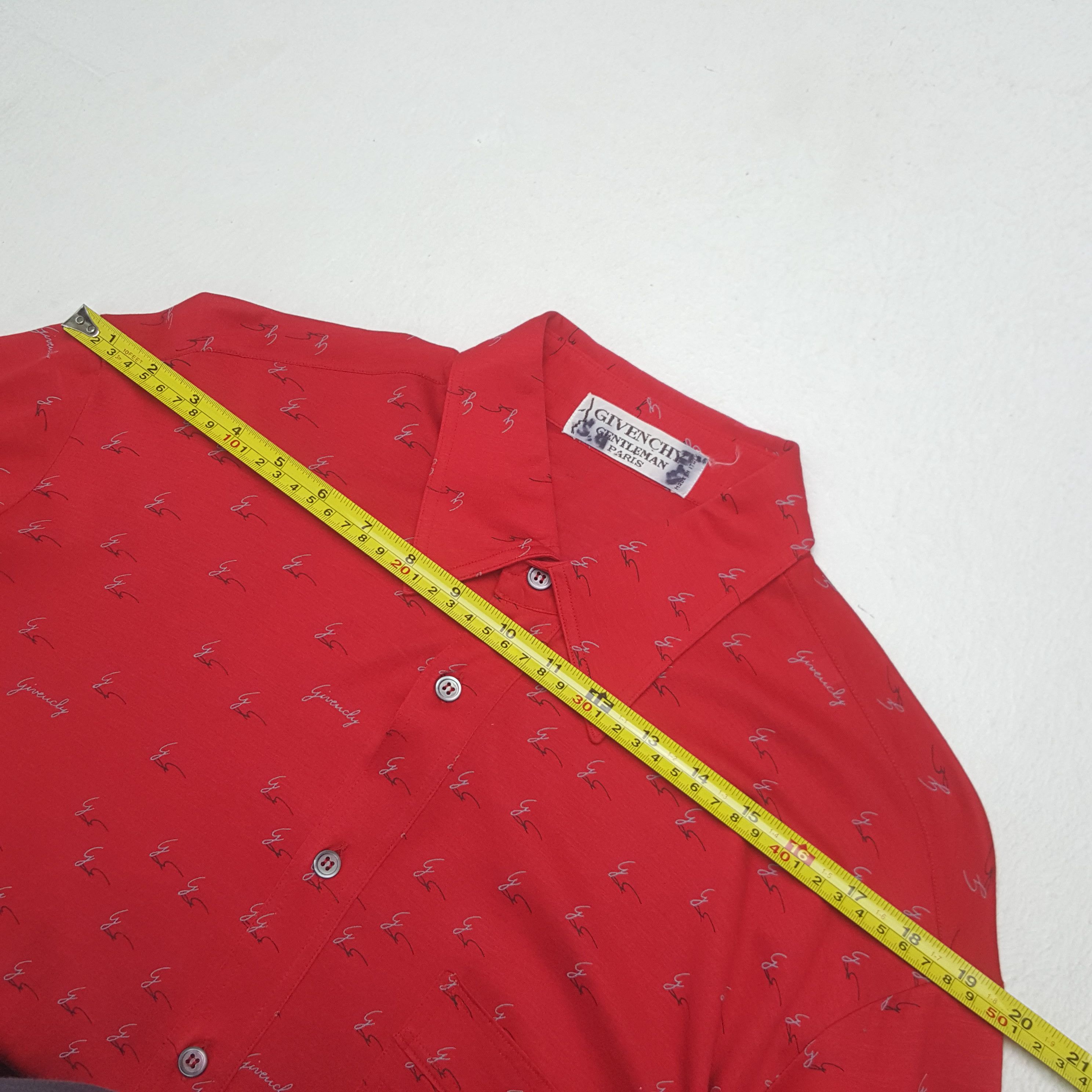 Givenchy Givenchy Embroidery Signature Monogram Button Up Shirt Size US L / EU 52-54 / 3 - 7 Thumbnail