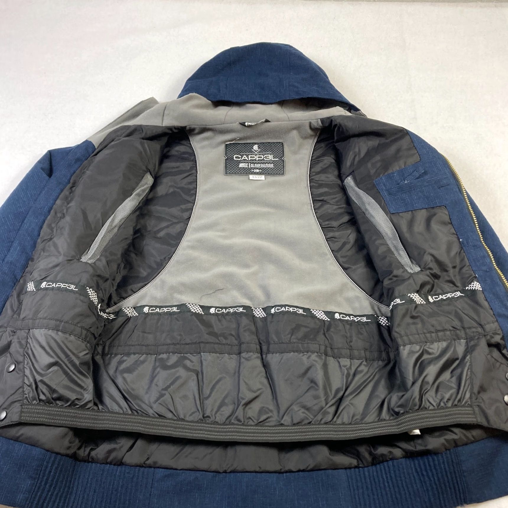 Vintage VINTAGE Ride Snowboard Cappel Jacket Women's XS Blue Strata HD II 10K Full Zip Outdoors Size XS / US 0-2 / IT 36-38 - 7 Thumbnail