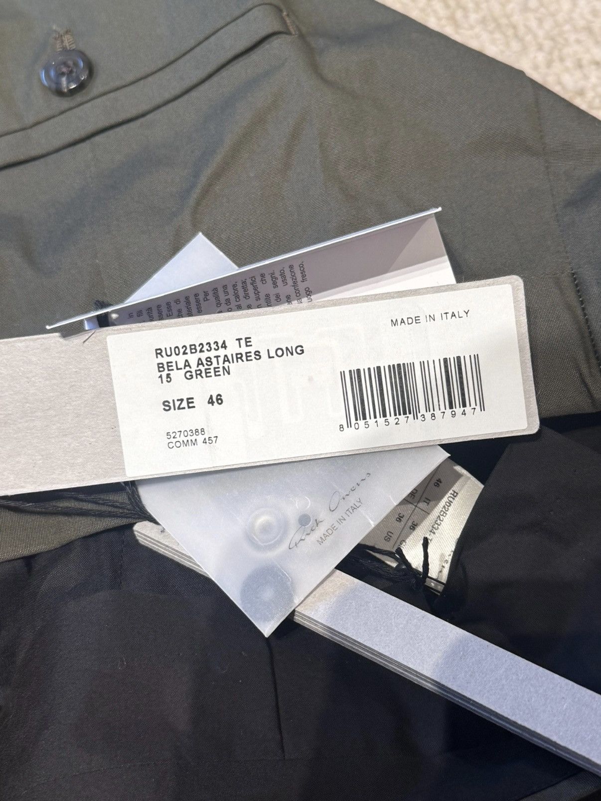 Rick Owens Rick owens bela astaires long Size US 30 / EU 46 - 5 Thumbnail