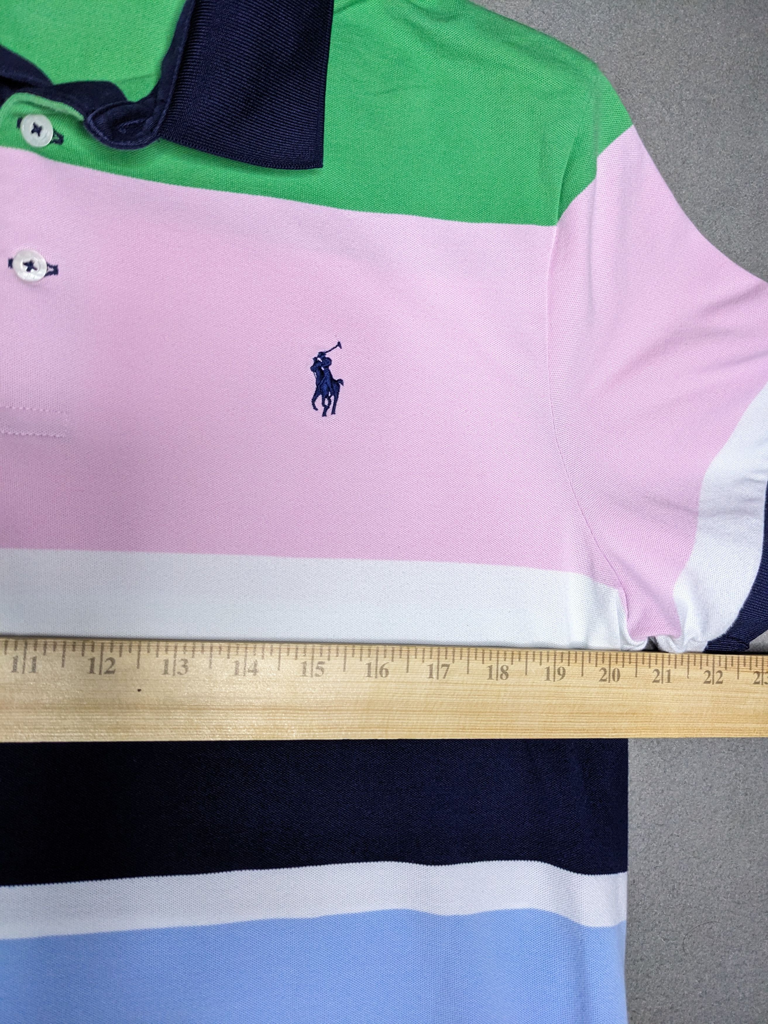 RLX Ralph Lauren RLX Ralph Lauren Performance Golf Polo Shirt Striped Large Size US L / EU 52-54 / 3 - 11 Thumbnail