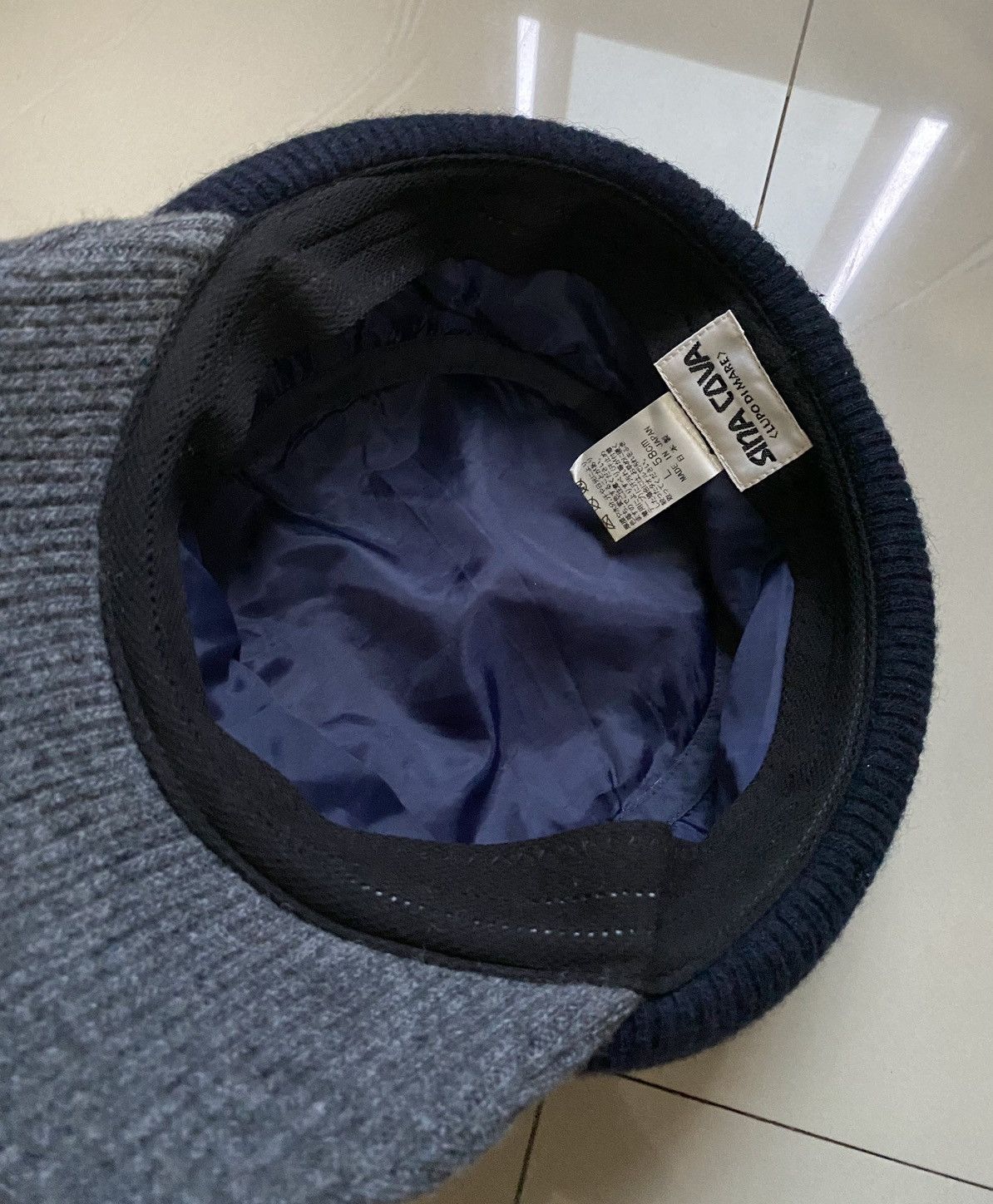 Japanese Brand Sina Cova Sailor Cap Size 36 - 5 Thumbnail