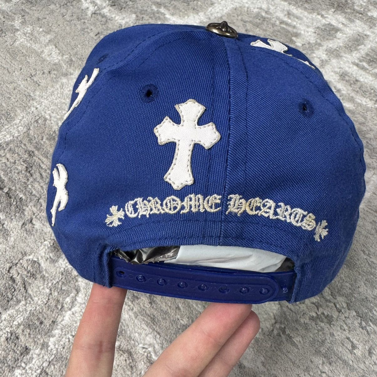 Chrome Hearts Leather cross patch baseball hat Size ONE SIZE - 7 Thumbnail