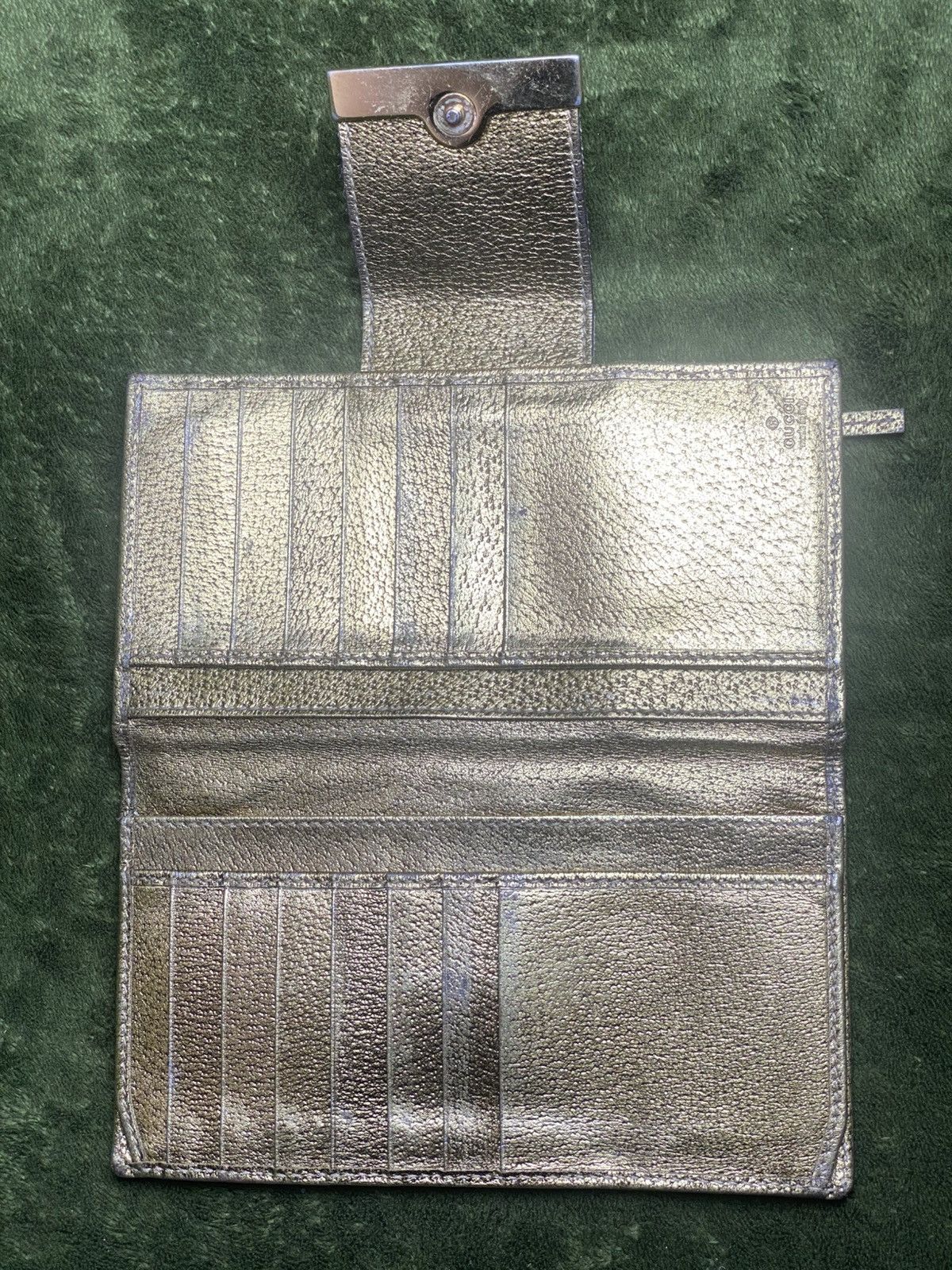 Gucci GUCCI GG canvas x leather long wallet Size ONE SIZE - 9 Thumbnail