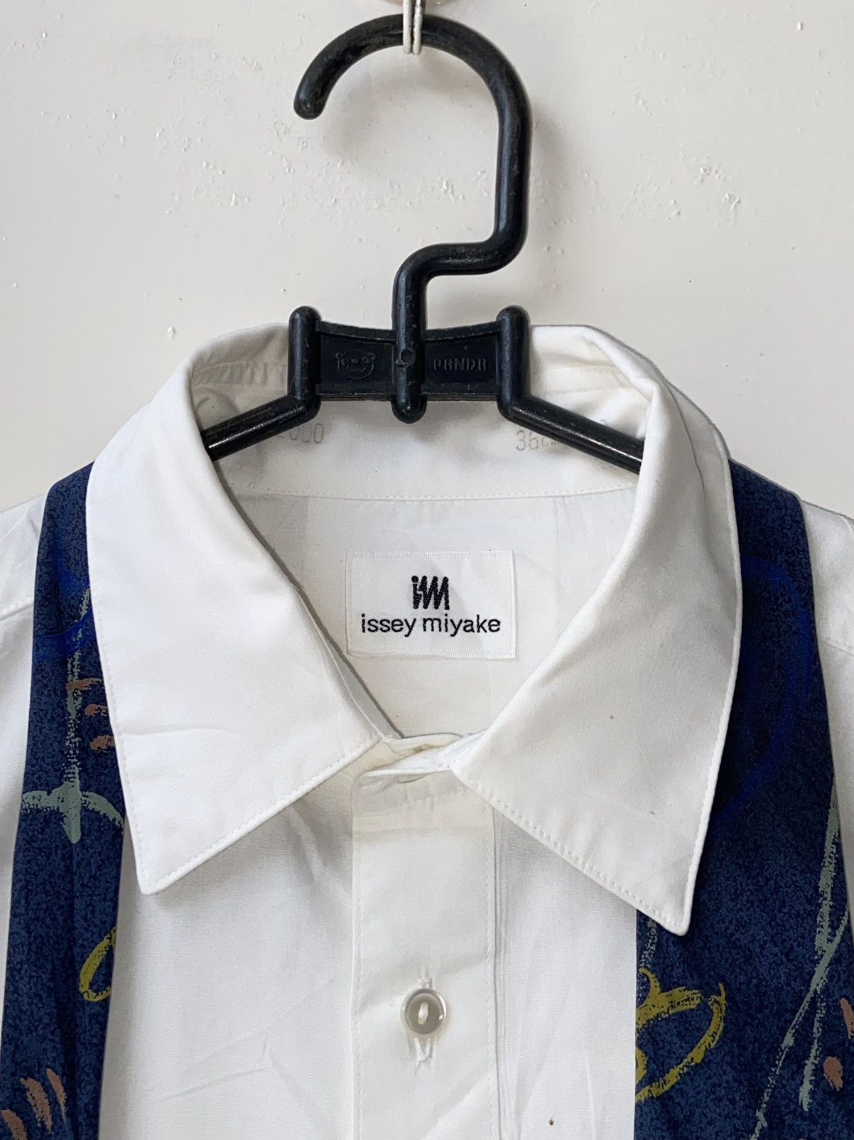 Issey Miyake ISSEY MIYAKE IM White Shirt Tie Size US S / EU 44-46 / 1 - 5 Thumbnail