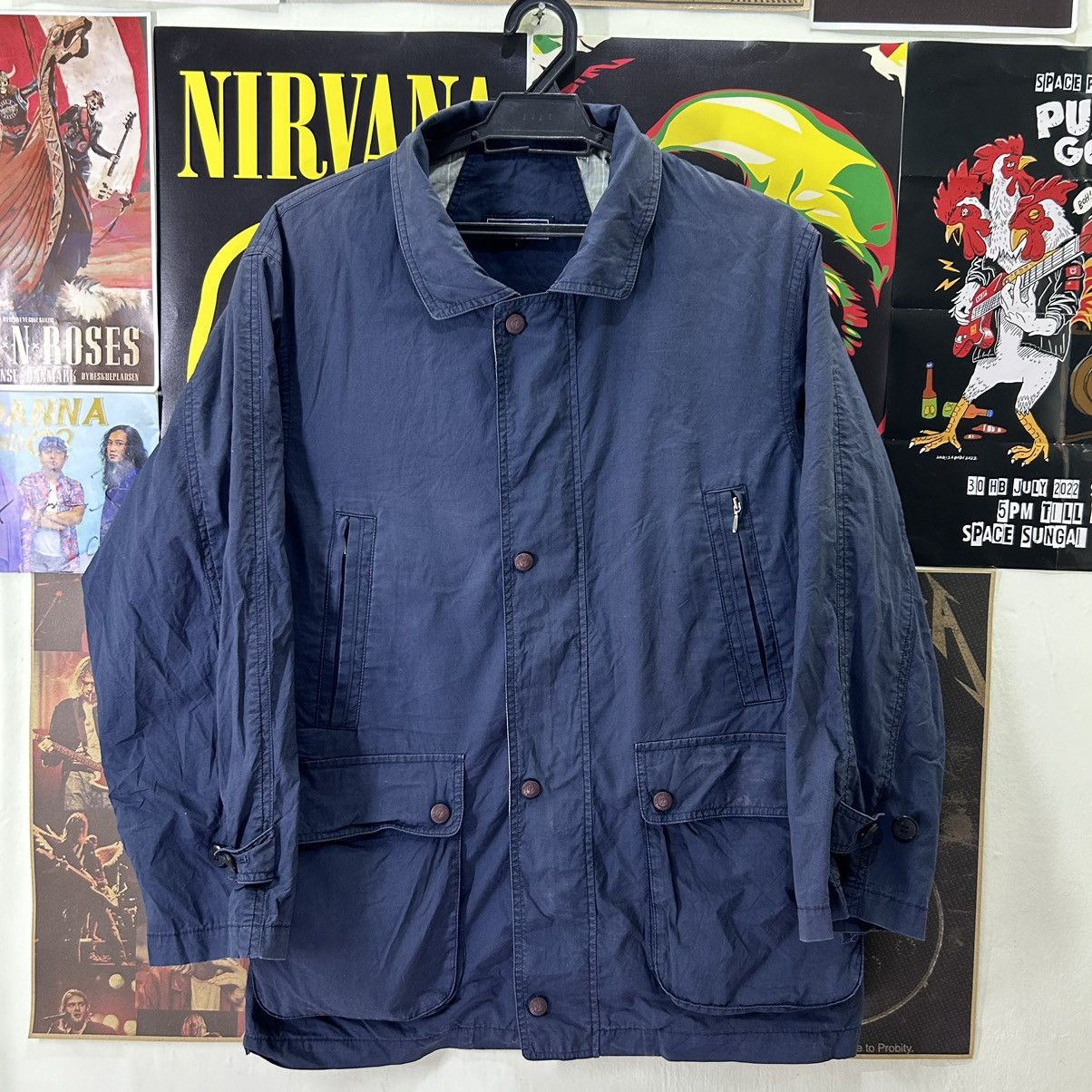 Vintage Vintage Liberty Collection Ættesyn Paris Detachable Hoodie Size US M / EU 48-50 / 2 - 1 Thumbnail