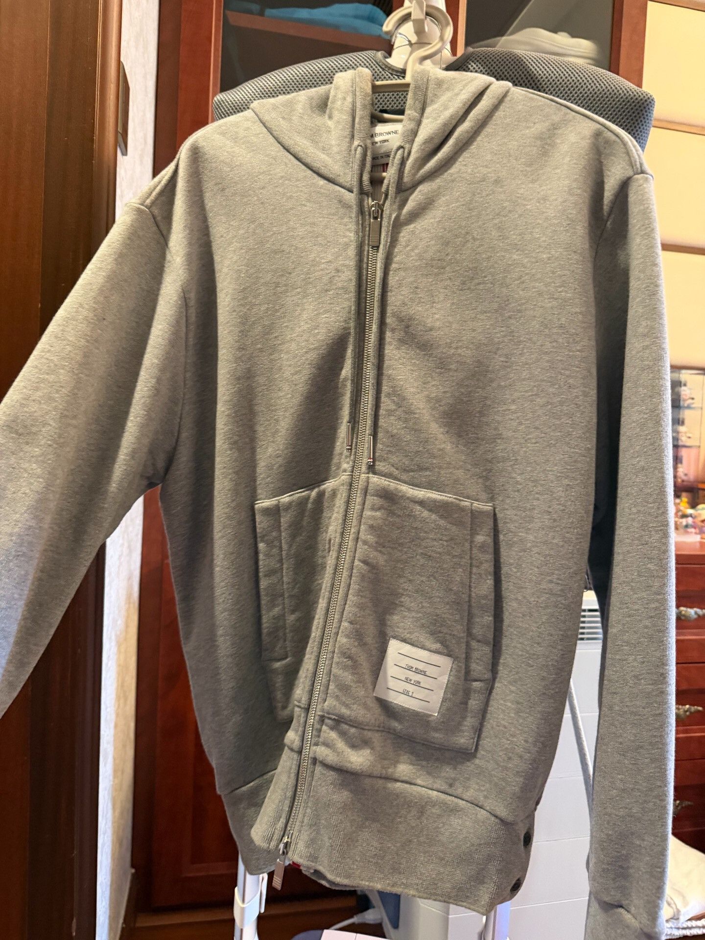 Thom Browne Thom Browne Zip-Up Hoodie Jacket Size US M / EU 48-50 / 2 - 1 Thumbnail