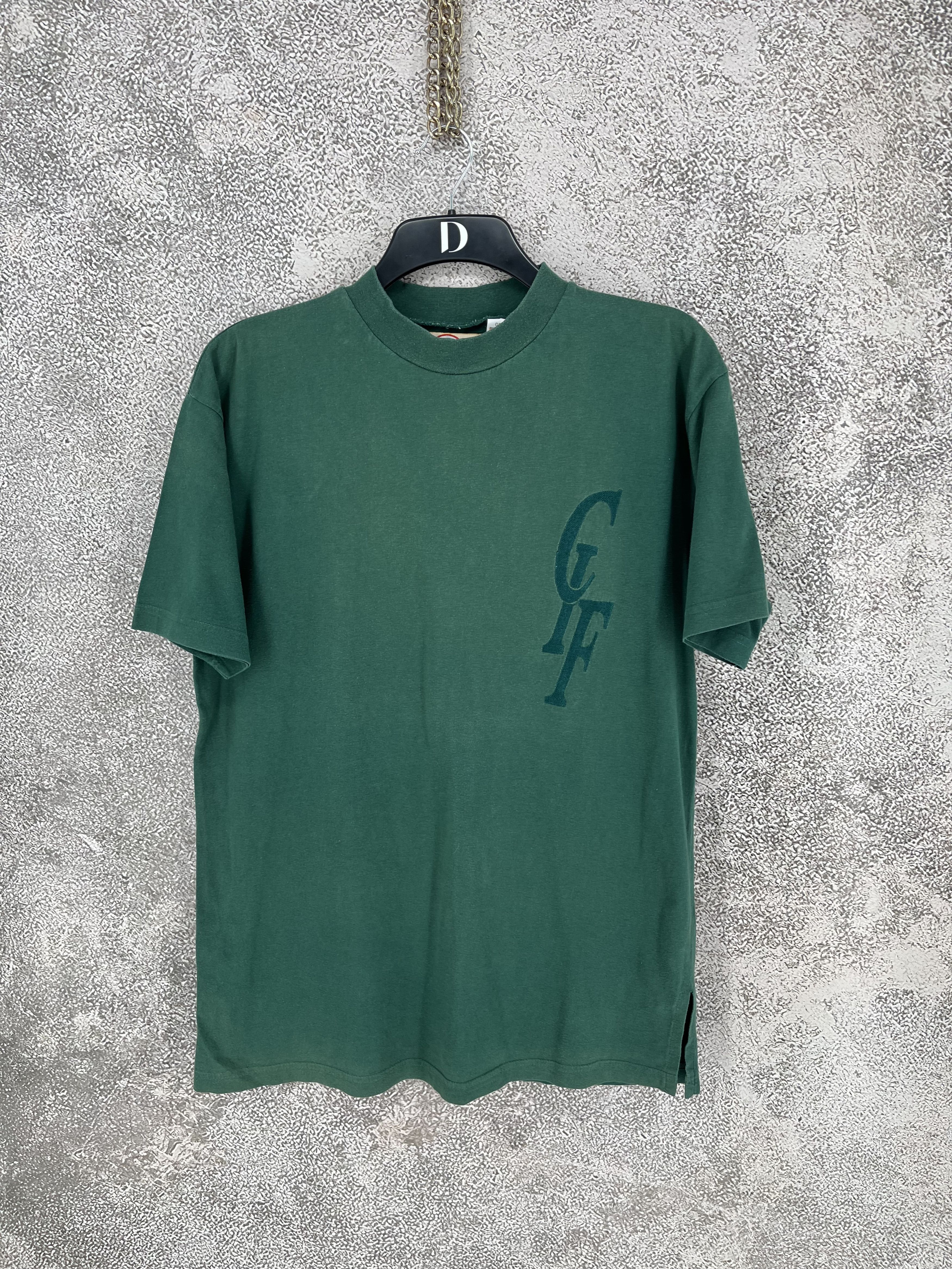 Vintage Vintage RARE 90S Dolly Wood Green Logo Tee Size US L / EU 52-54 / 3 - 1 Thumbnail