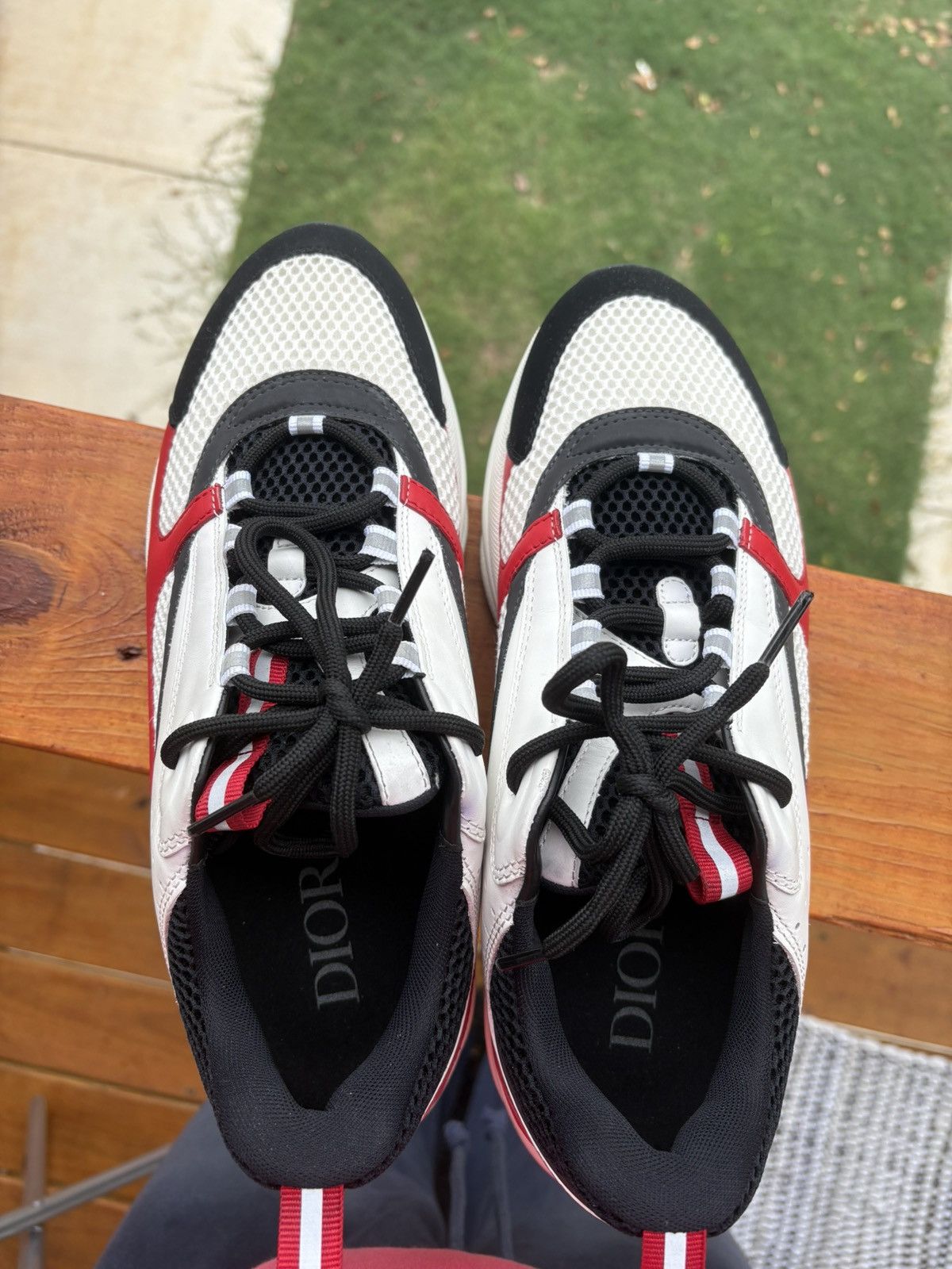 Dior Dior B22 Red/White Size US 13 / EU 46 - 5 Thumbnail