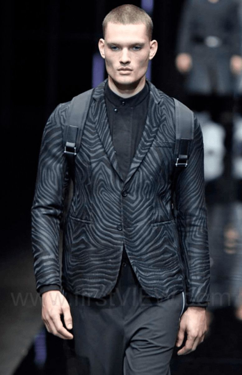 Emporio Armani AW2019 Emporio Armani Psychadelic Brut 3D Blazer Size 44R - 1 Thumbnail