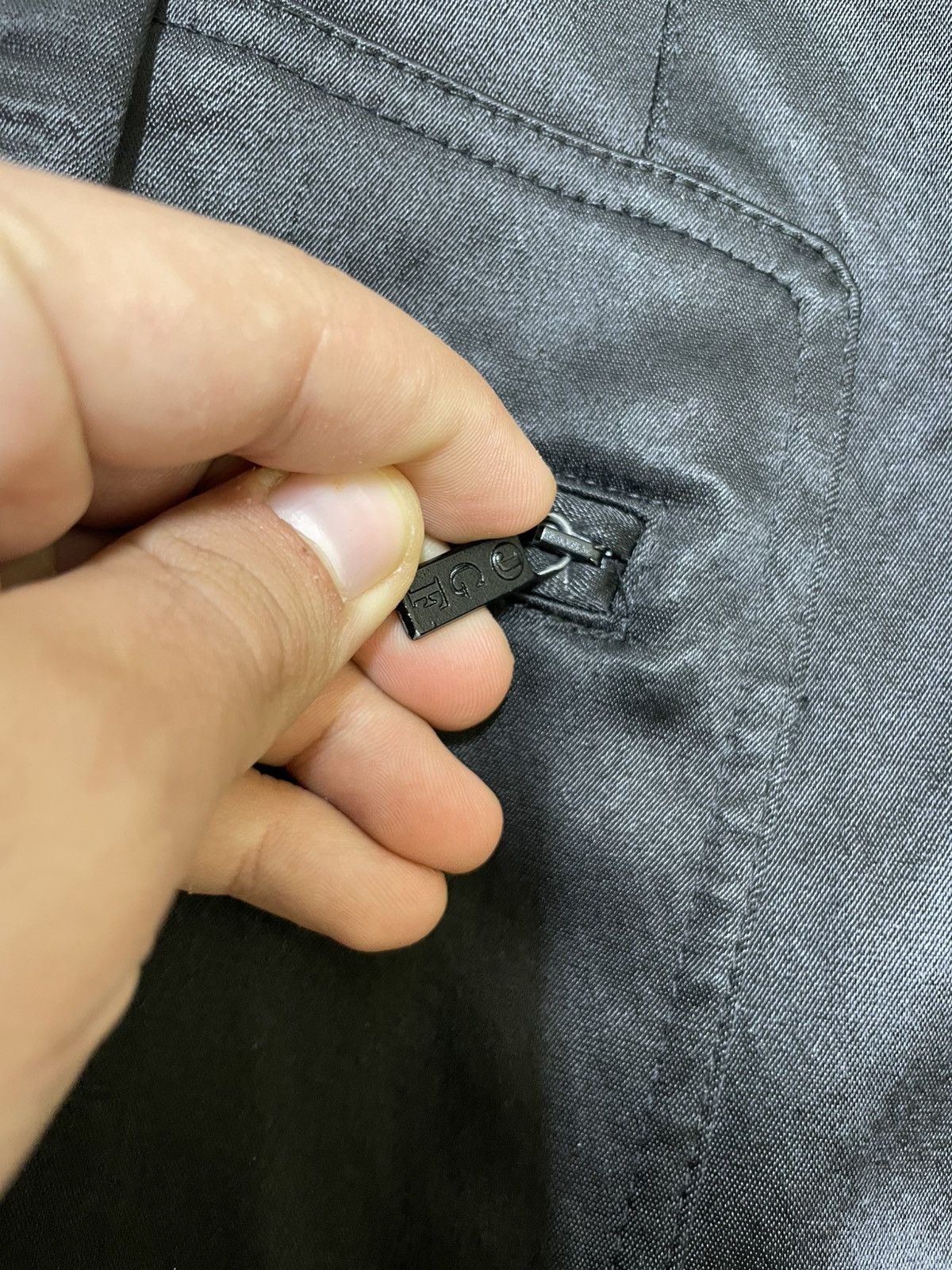 Gianfranco Ferre × If Six Was Nine Nosferatu GFJ Italy 99ss Blazer Opium Fit Nylon Fit Style Size US M / EU 48-50 / 2 - 13 Thumbnail