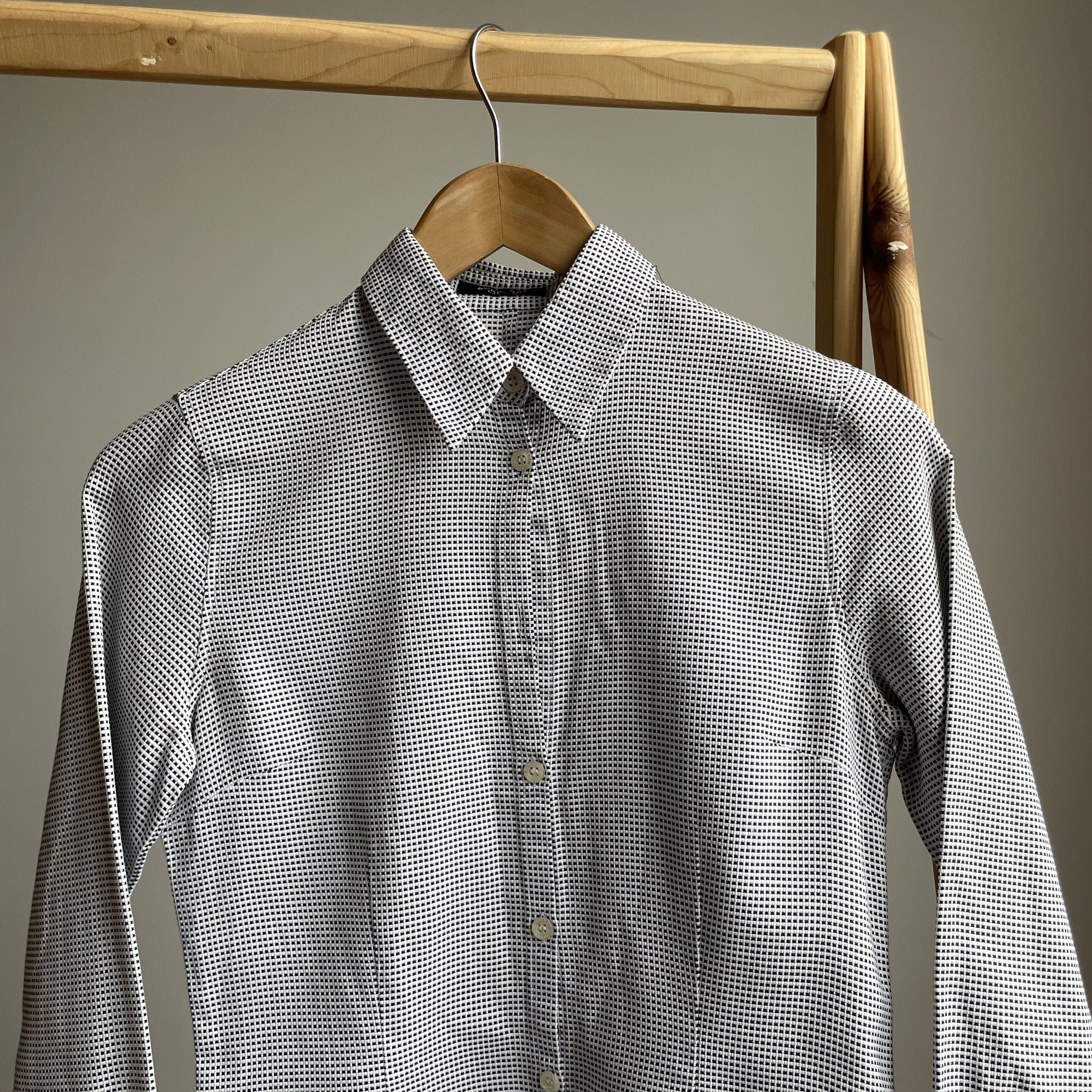 Burberry Burberry Womens Checkered Shirt Size US 4/ GB 8/ EU 36 Size S / US 4 / IT 40 - 3 Thumbnail