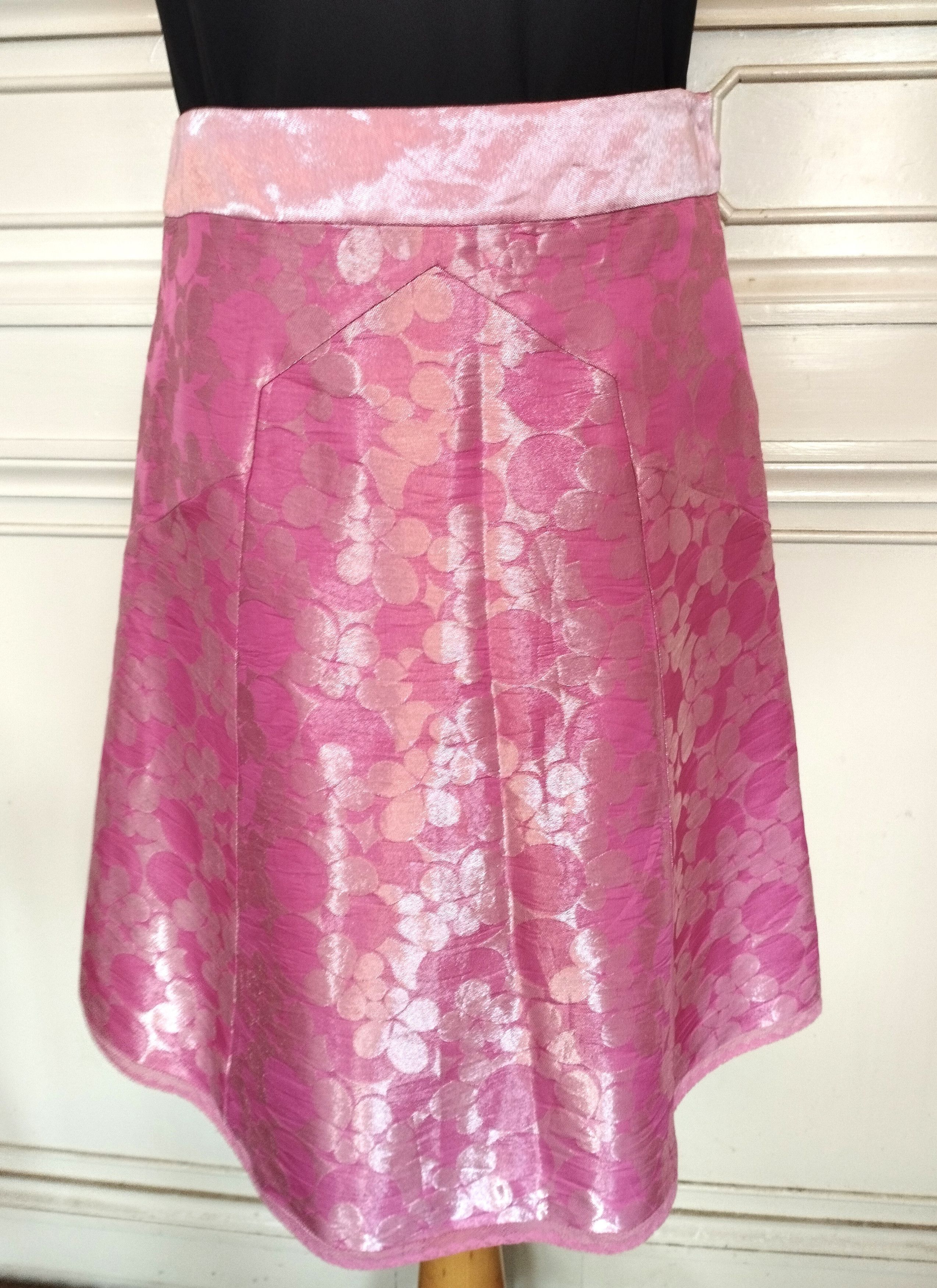 Marc Jacobs Marc Jacobs Jupe Brochée Soie T M Size 27" / US 4 / IT 40 - 5 Thumbnail