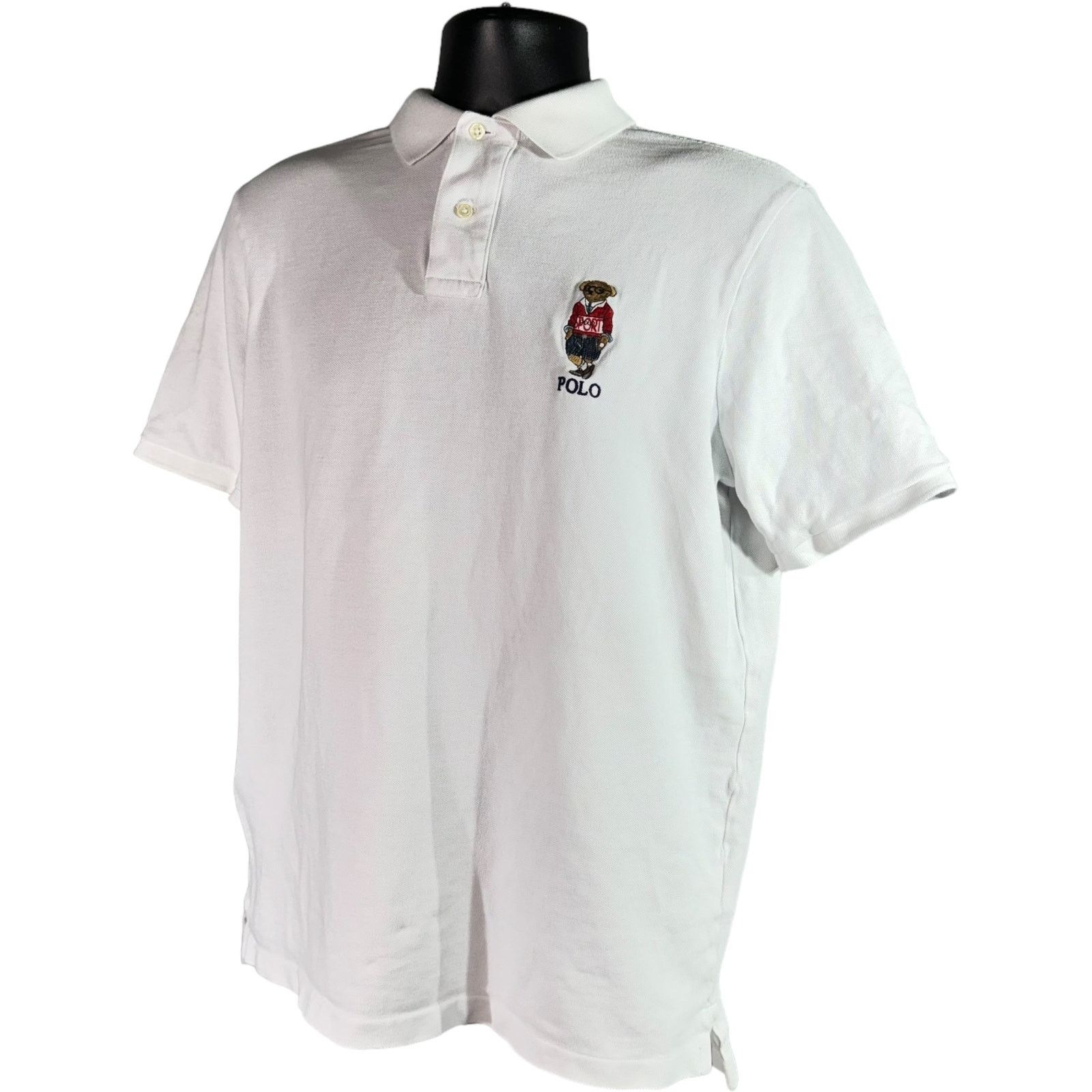 Polo Ralph Lauren Polo Ralph Lauren Polo Bear Embroidered Collared Polo Shirt Size US M / EU 48-50 / 2 - 3 Thumbnail