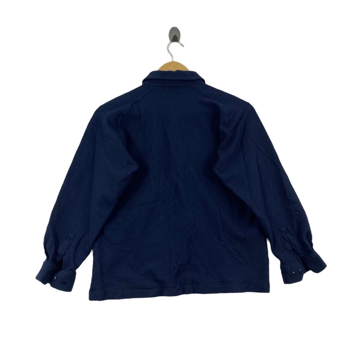 Pierre Balmain PIERRE BALMAIN PARIS Collar Button Up Navy Long Sleeve Shirt Size US L / EU 52-54 / 3 - 3 Thumbnail