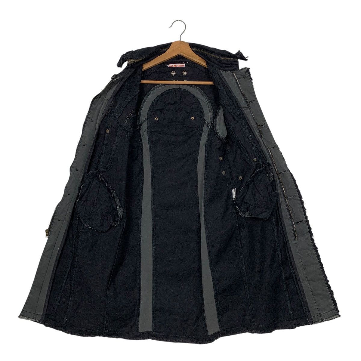 Japanese Brand Japanese Brand Bamboo Multizipper Parachute Long Jacket Size S / US 4 / IT 40 - 11 Thumbnail