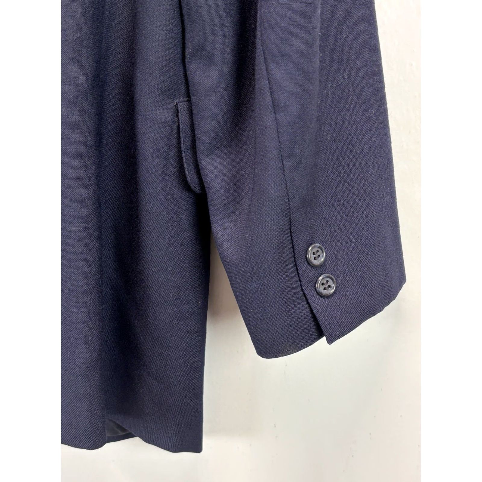 Jos. A. Bank JOS. A. BANK Executive Collection Sport Coat Blazer 42R Navy Blue Mens Size 42R - 4 Thumbnail