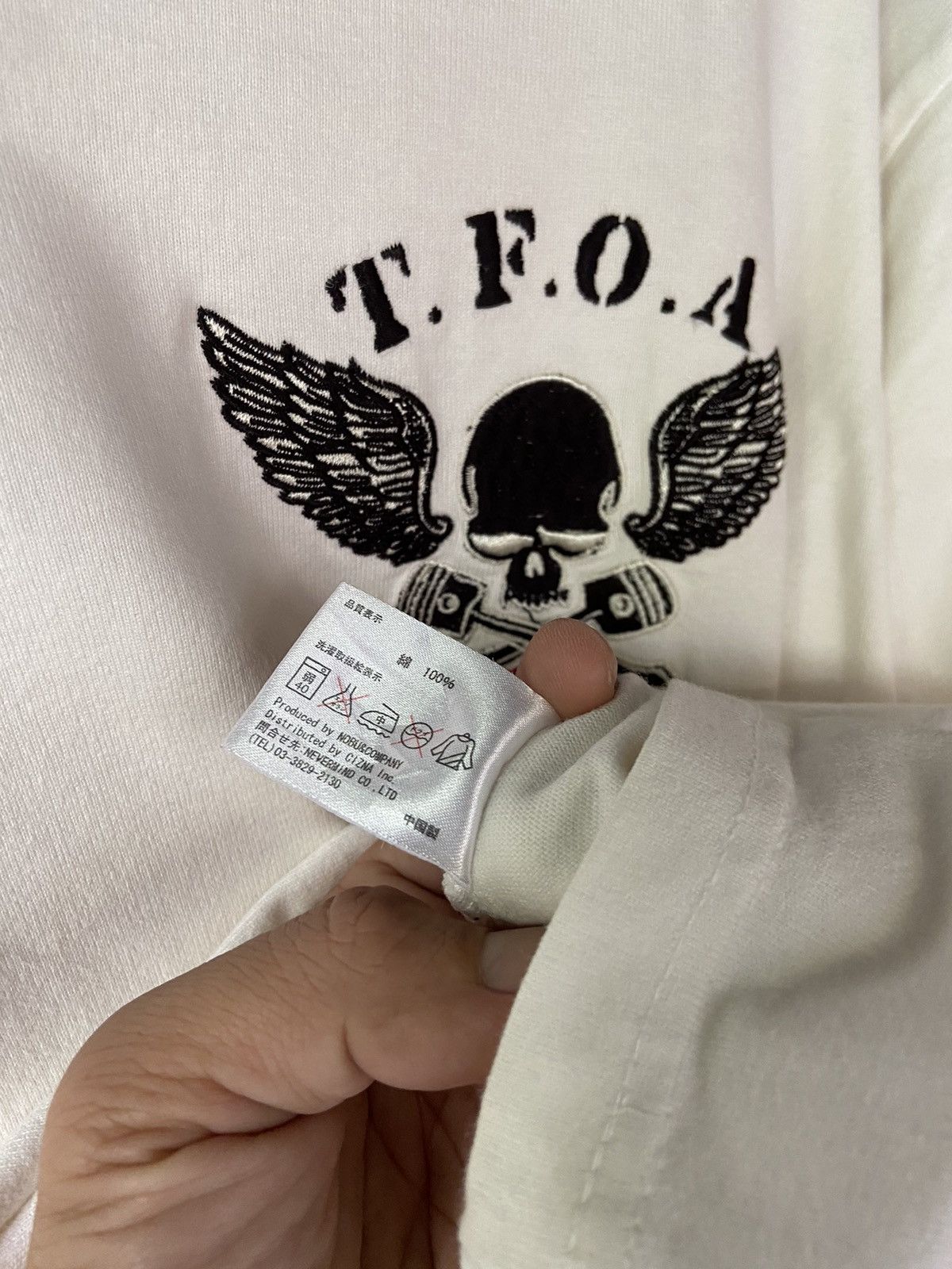 Beauty Beast × Hysteric Glamour × Japanese Brand BROWNY TEE OPEN KNIT 2 IN 1 VANSON X T.F.O.A LONG SLEEVE Size US L / EU 52-54 / 3 - 17 Thumbnail