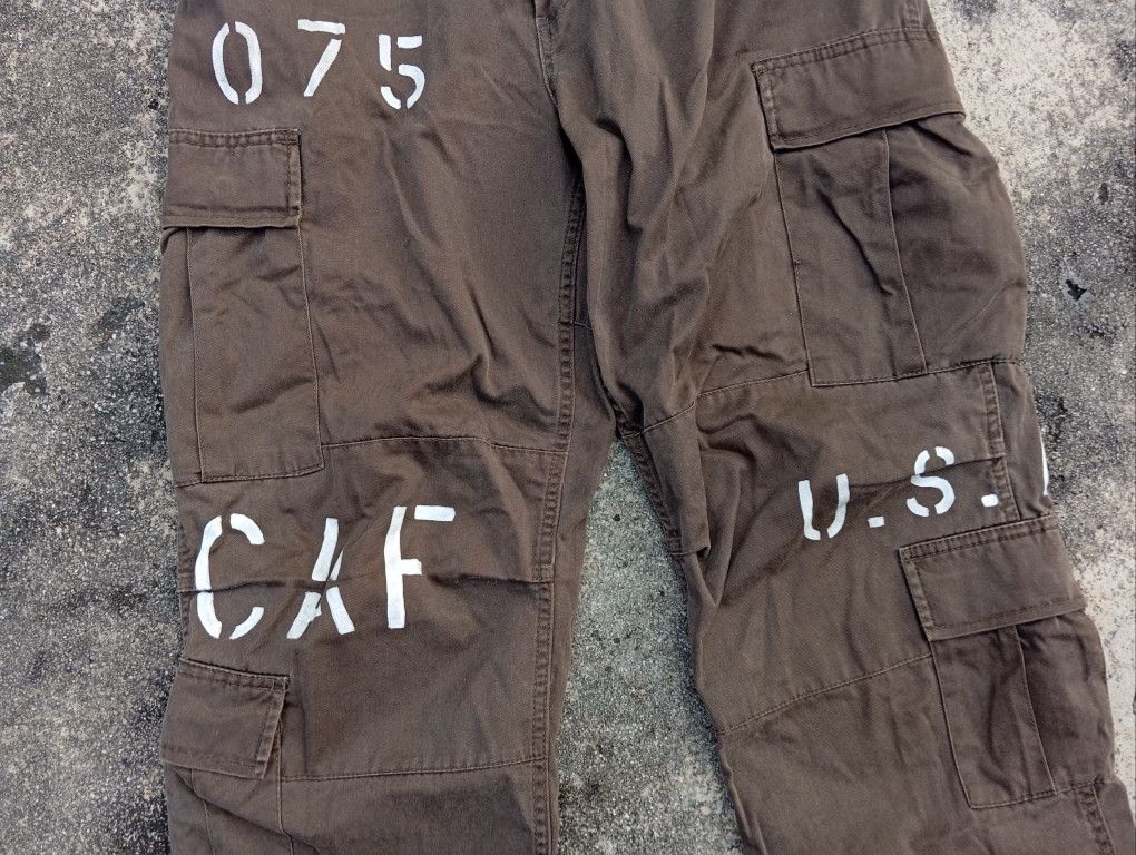 Vintage 🪖💣🫡 Army Cargo Pants Size US 32 / EU 48 - 4 Thumbnail