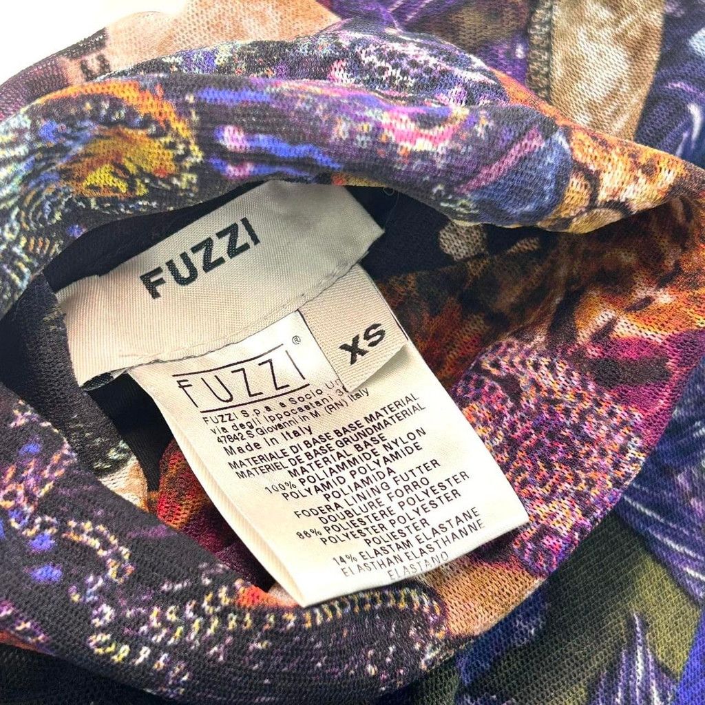 FUZZI vintage FUZZI mesh long sleeve turtleneck dress Size XS / US 0-2 / IT 36-38 - 2 Thumbnail