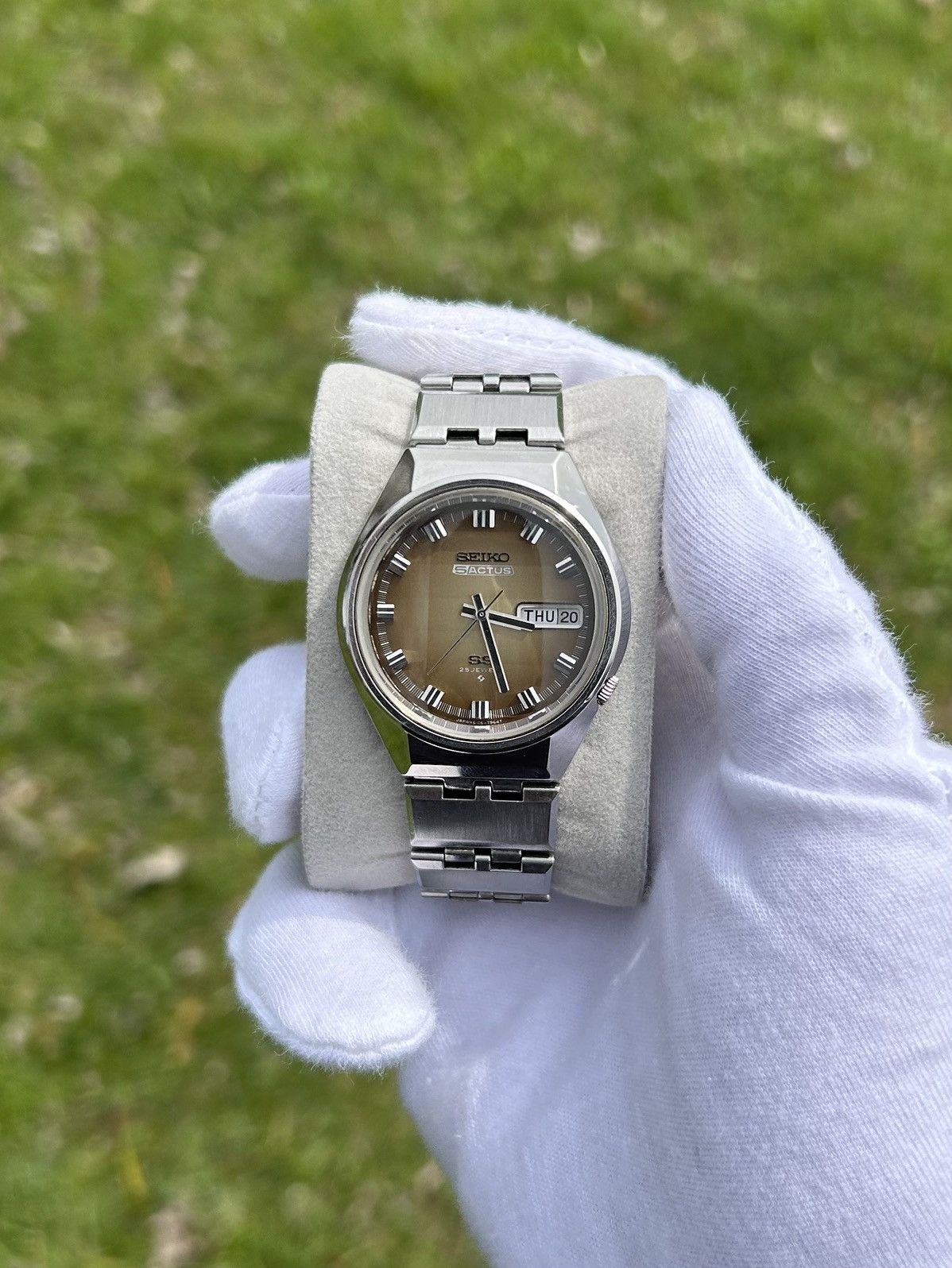 Vintage Vintage Seiko Actus SS Automatic Watch Collectible 1970s Size ONE SIZE - 2 Thumbnail