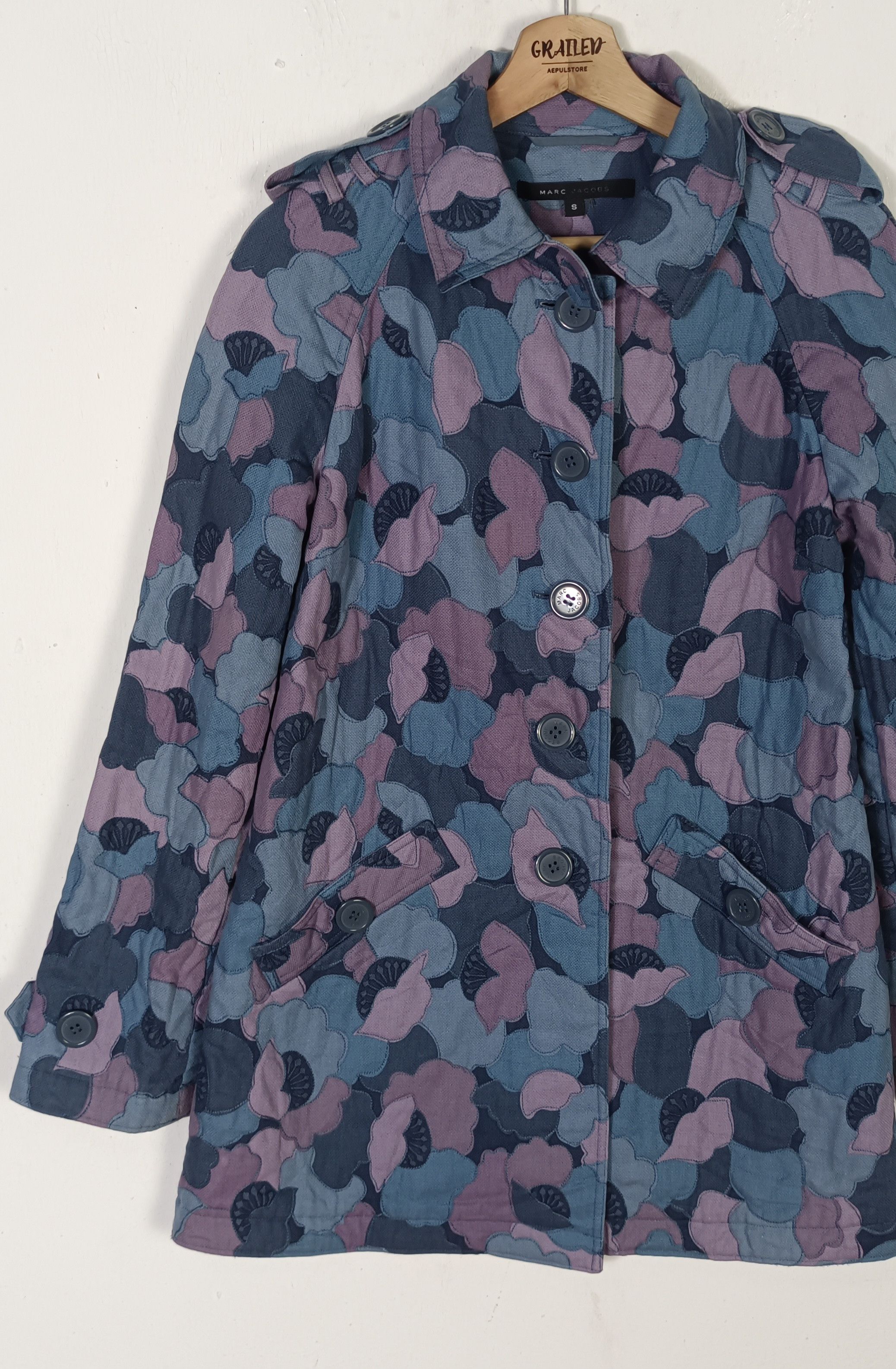 Marc Jacobs Vintage 🔥S/S Marc Jacobs Flower Half Jacket Size M / US 6-8 / IT 42-44 - 3 Thumbnail