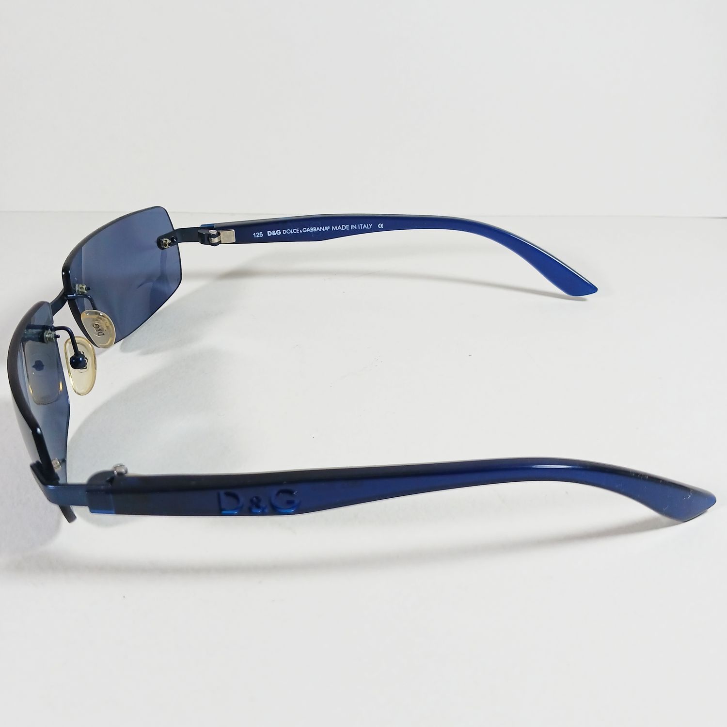 Dolce & Gabbana Dolce&Gabbana DG2066 Blue Translucent D&G Rimless Sunglasses Size ONE SIZE - 8 Thumbnail