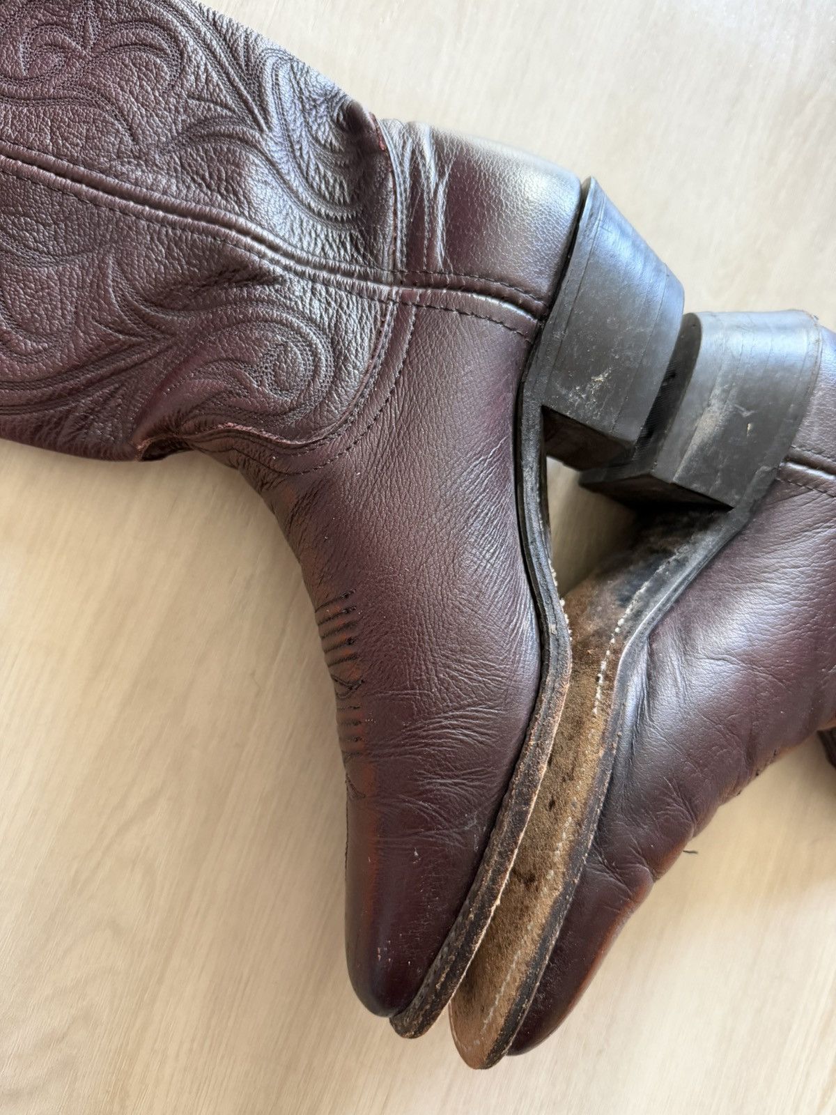 Dan Post Vintage Dan Post Boots Womens Sz 6.5 14273 312048 USA Size US 6.5 / IT 36.5 - 6 Thumbnail