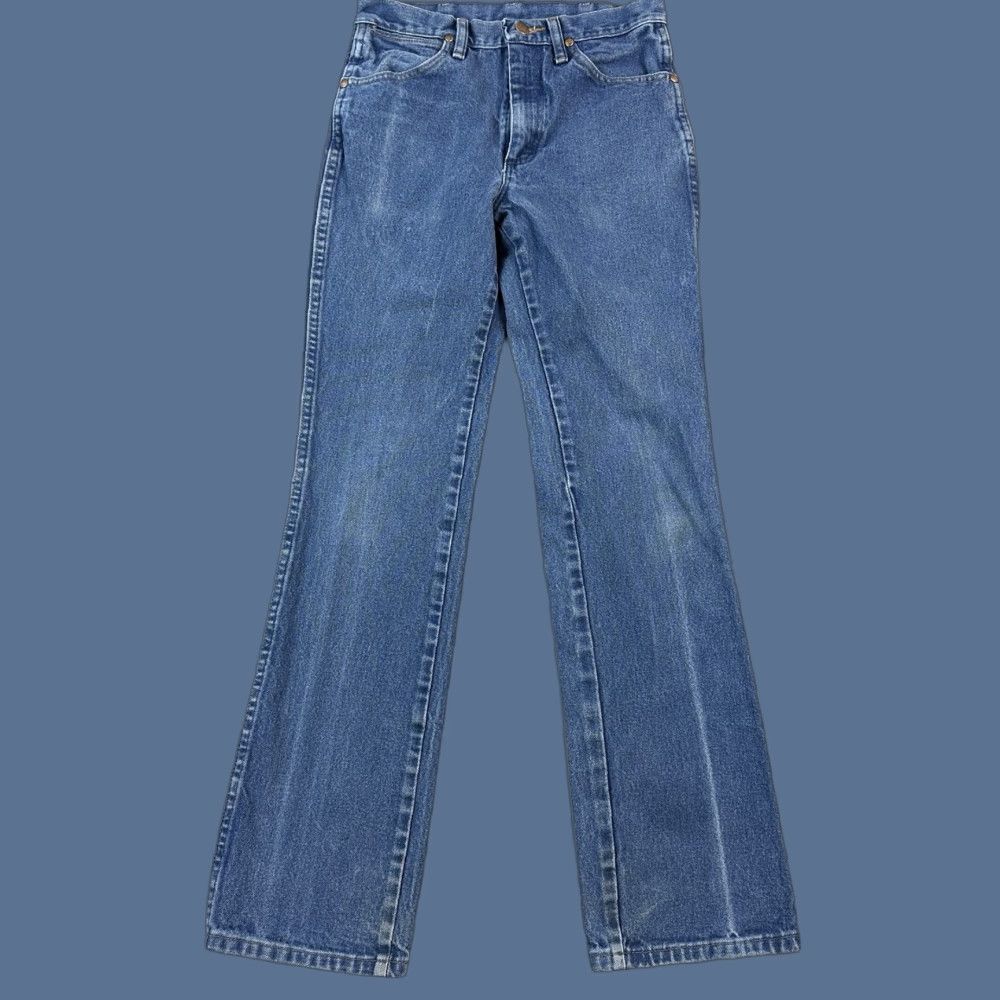Wrangler Wrangler Jeans Mens 28x32 Blue Denim Cowboy Cut Slim Fit Western Rodeo Size US 28 / EU 44 - 1 Thumbnail