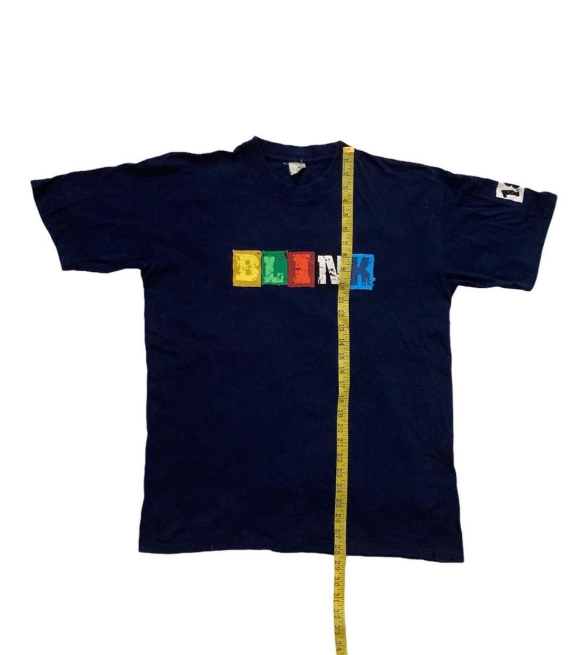 Band Tees ▶️ Vintage Y2k BLINK 128 - POP-PUNk/MULTICLOUR BOX LOGO. Size US M / EU 48-50 / 2 - 7 Thumbnail