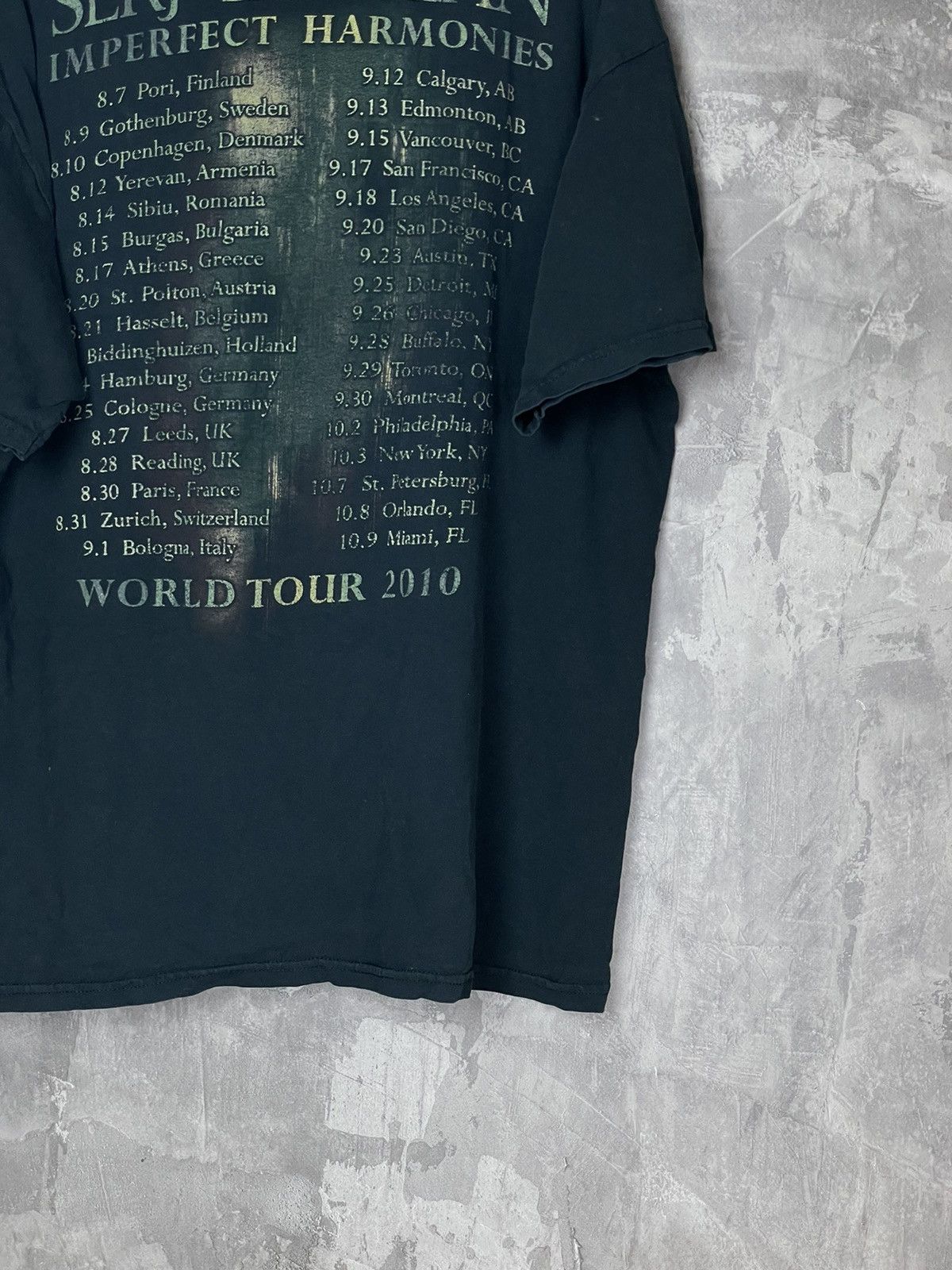 Band Tees × Vintage System of a Down SOAD Serj Tankian Band Logo Tee Shirt Size US L / EU 52-54 / 3 - 16 Thumbnail