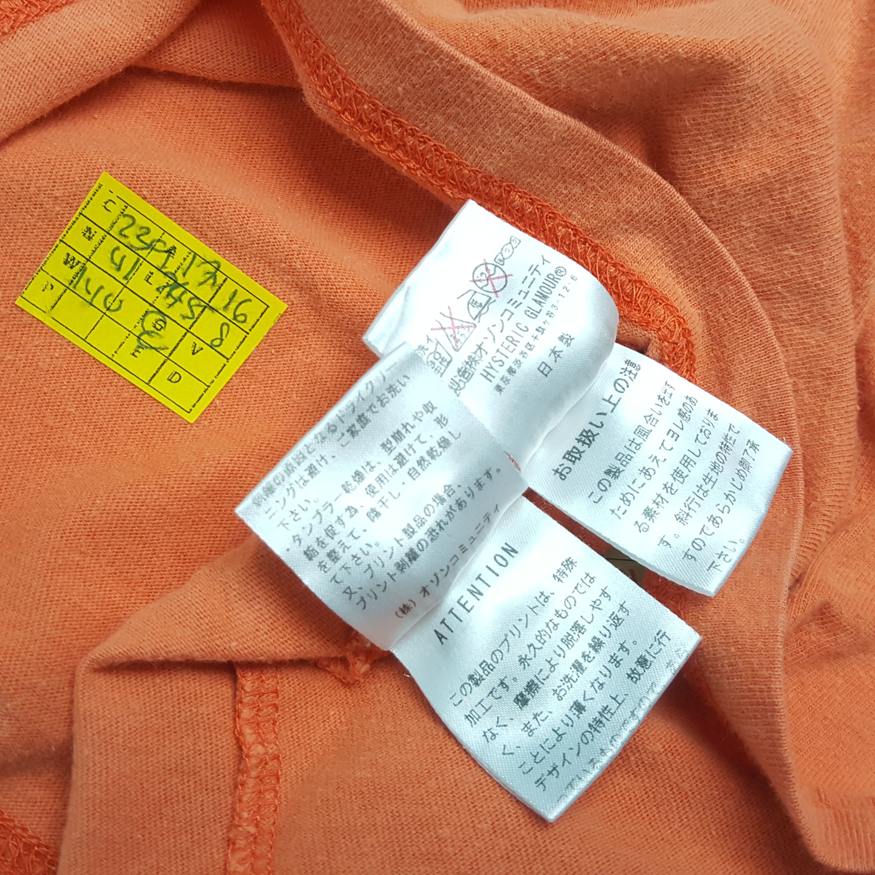 Hysteric Glamour × Japanese Brand × Vintage Vintage HYSTERIC GLAMOUR Japanese Fashion Brand T-Shirts Size US S / EU 44-46 / 1 - 5 Thumbnail