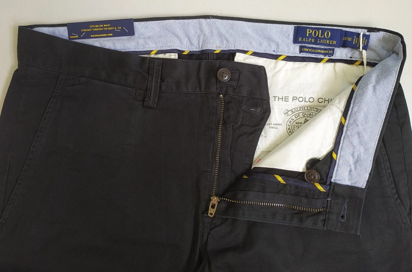 Polo Ralph Lauren Polo Ralph Lauren Stretch Straight Fit Chino Pant T 0028 Size US 31 - 4 Thumbnail