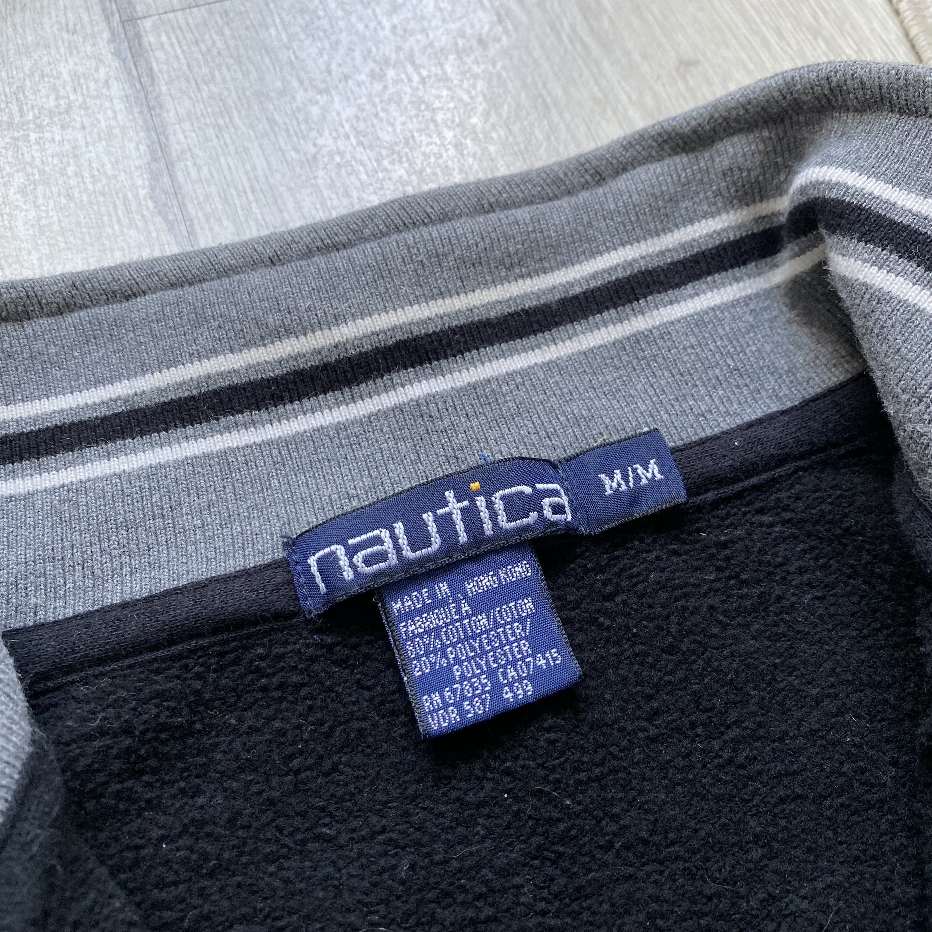 Nautica Vintage 90s Nautica Boxy sweatshirt Half zip sweater Size US M / EU 48-50 / 2 - 8 Thumbnail