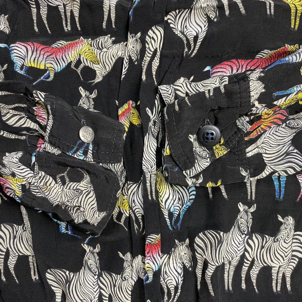Versace × Versace Jeans Couture Versace horse pattern long sleeve button shirt Size M / US 6-8 / IT 42-44 - 7 Thumbnail