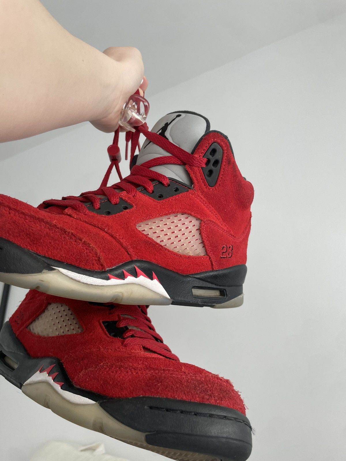Jordan Brand × Nike FIRE RED JORDAN 5'S Size US 6.5 / IT 36.5 - 6 Thumbnail