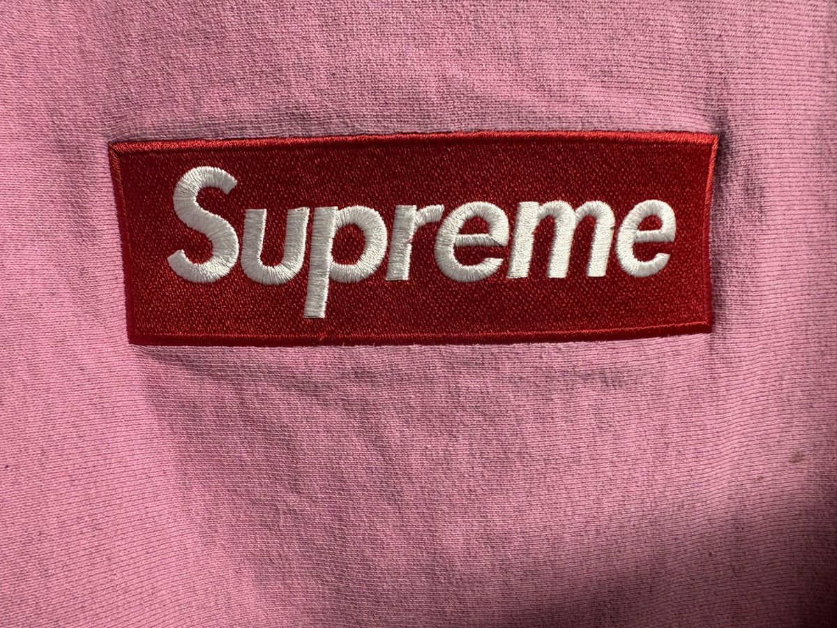 Supreme SUPREME BOX LOGO CREWNECK SWEATSHIRT PINK SIZE MEDIUM 2015 Size US M / EU 48-50 / 2 - 2 Thumbnail