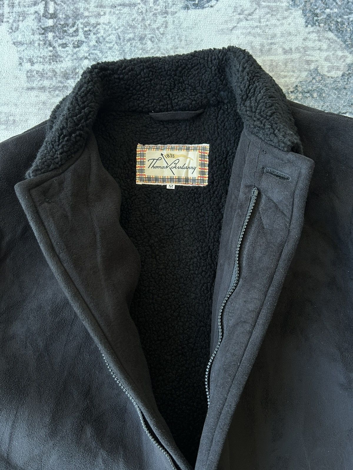 Burberry Burberry Suede Sherpa Jacket Size US M / EU 48-50 / 2 - 9 Thumbnail