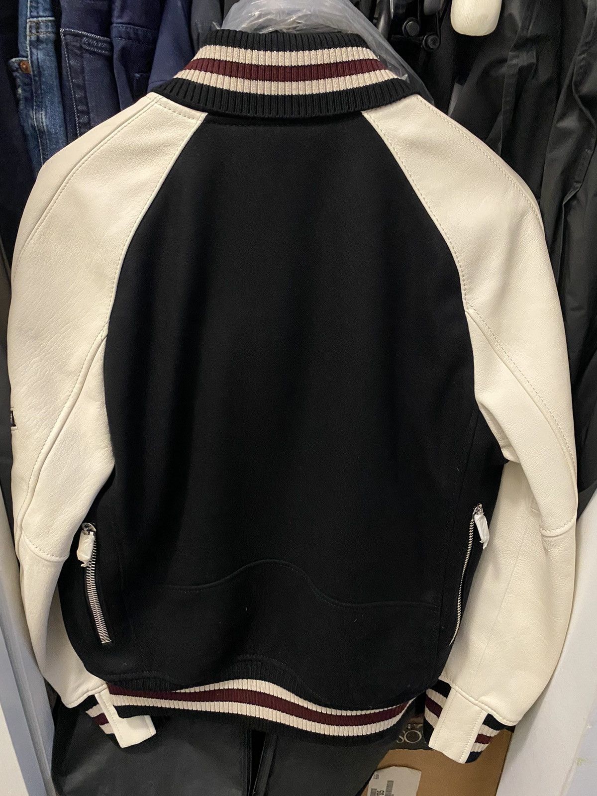 Coach COACH Zipped Varsity Jacket Black/White 38US/48EU NEW W/TAGS Size US M / EU 48-50 / 2 - 15 Thumbnail
