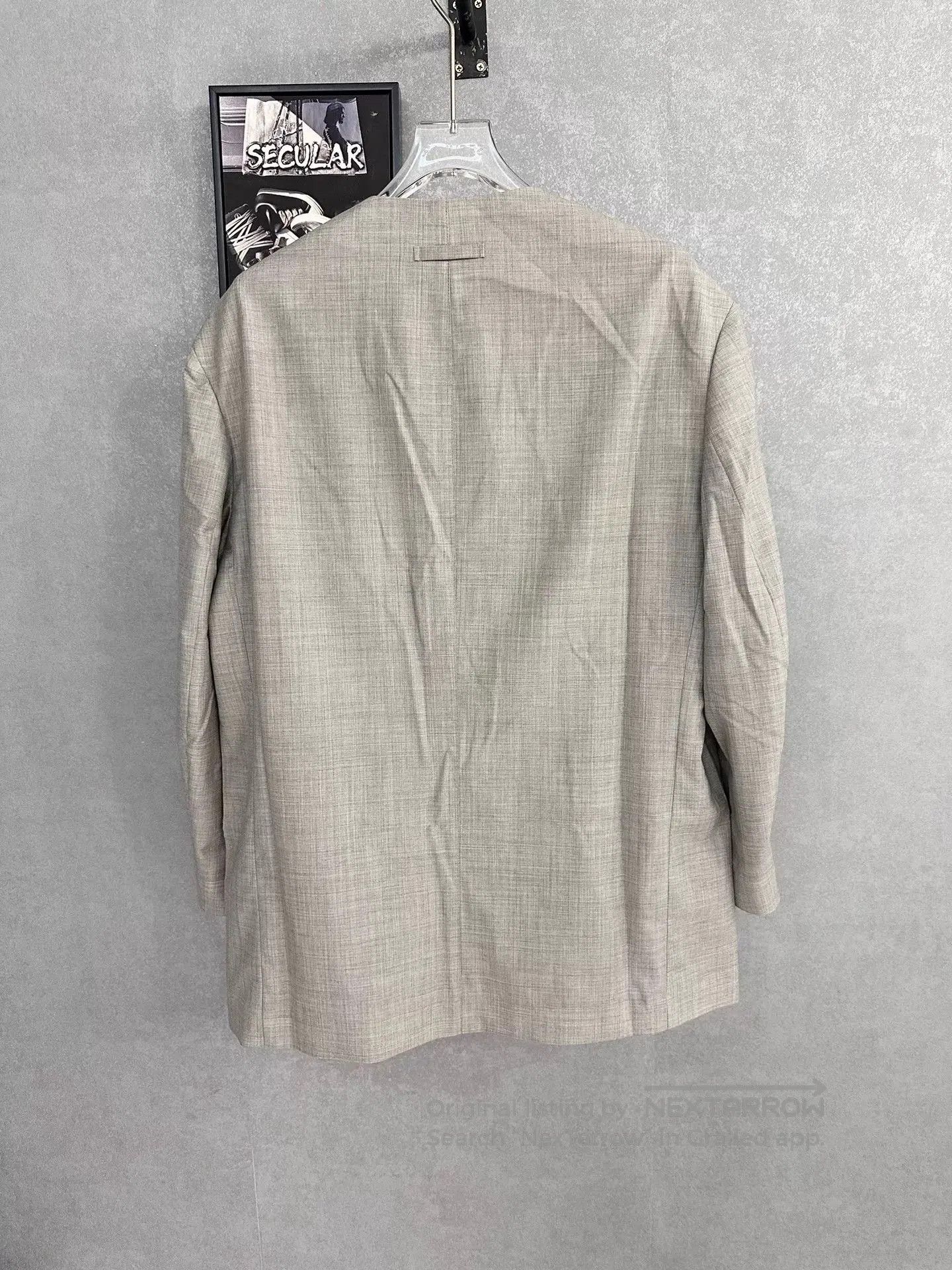 Fear of God gray wool blazer with silk lining. Size US L / EU 52-54 / 3 - 2 Thumbnail