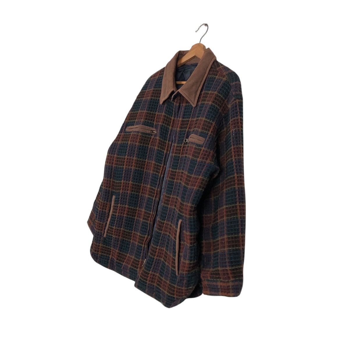 Japanese Brand 📌Vintage Wool Work Jacket Renown Tartan Design Issey Miyake Size US M / EU 48-50 / 2 - 3 Thumbnail